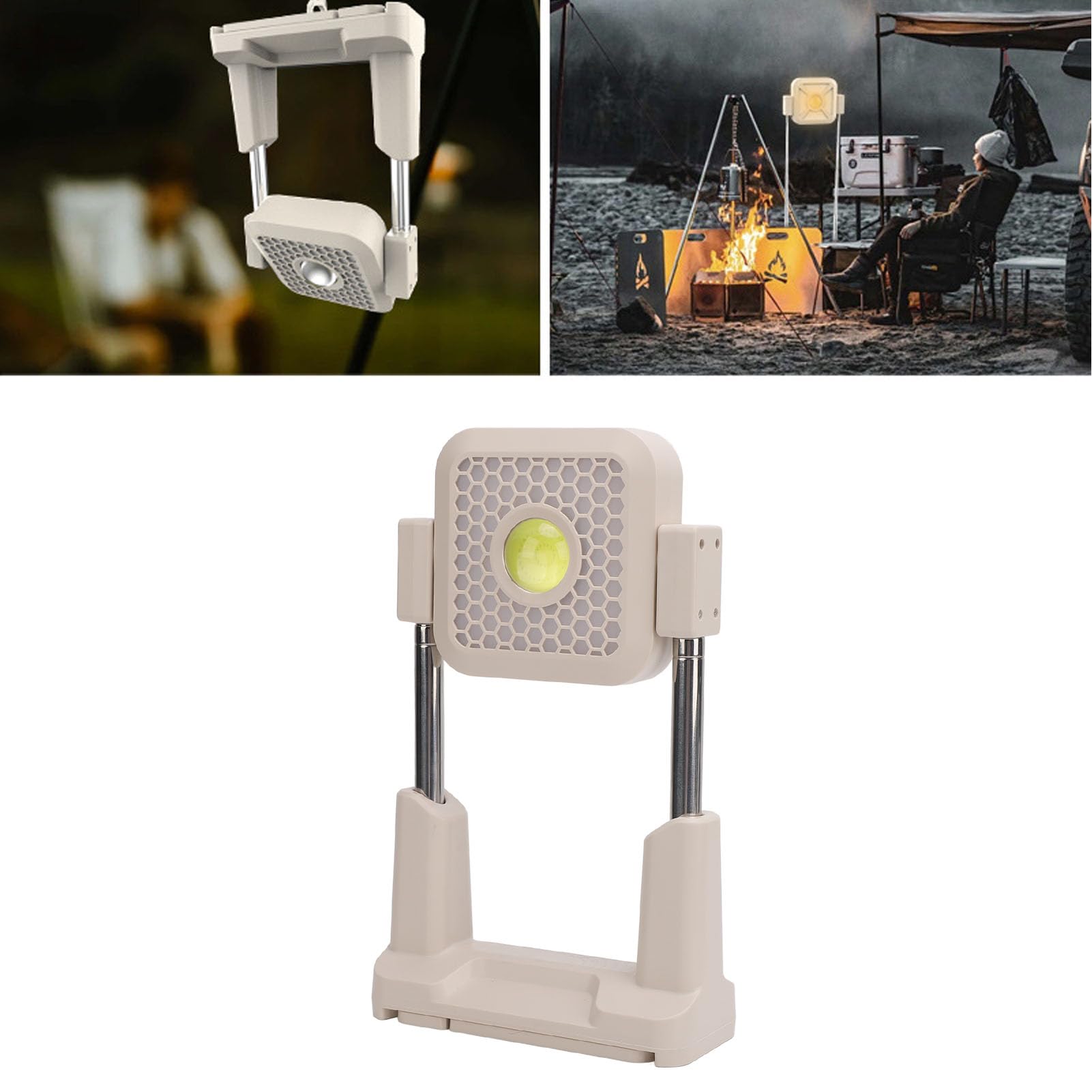10000LM Solar-Arbeitsleuchte, Professionelle Wiederaufladbare Campinglampe mit Hoher Helligkeit für Outdoor-Aktivitäten