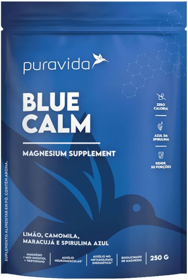 BLUE CALM 2.0 250G PACOTE | MAGNÉSIO + INOSITOL- Puravida