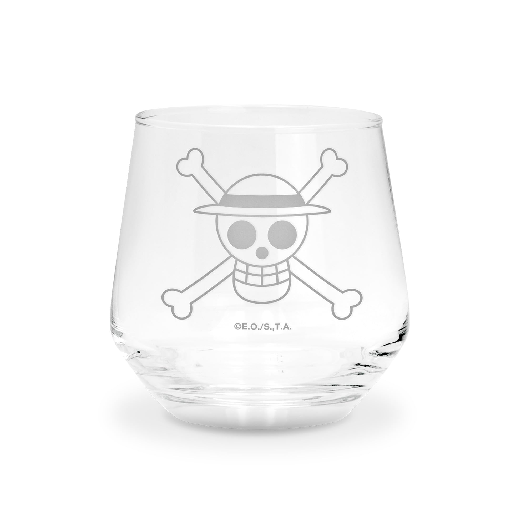 ABYSTYLE – One Piece Skull Luffy Glass – Official Product – Premium Glass – Capacity 300 ml