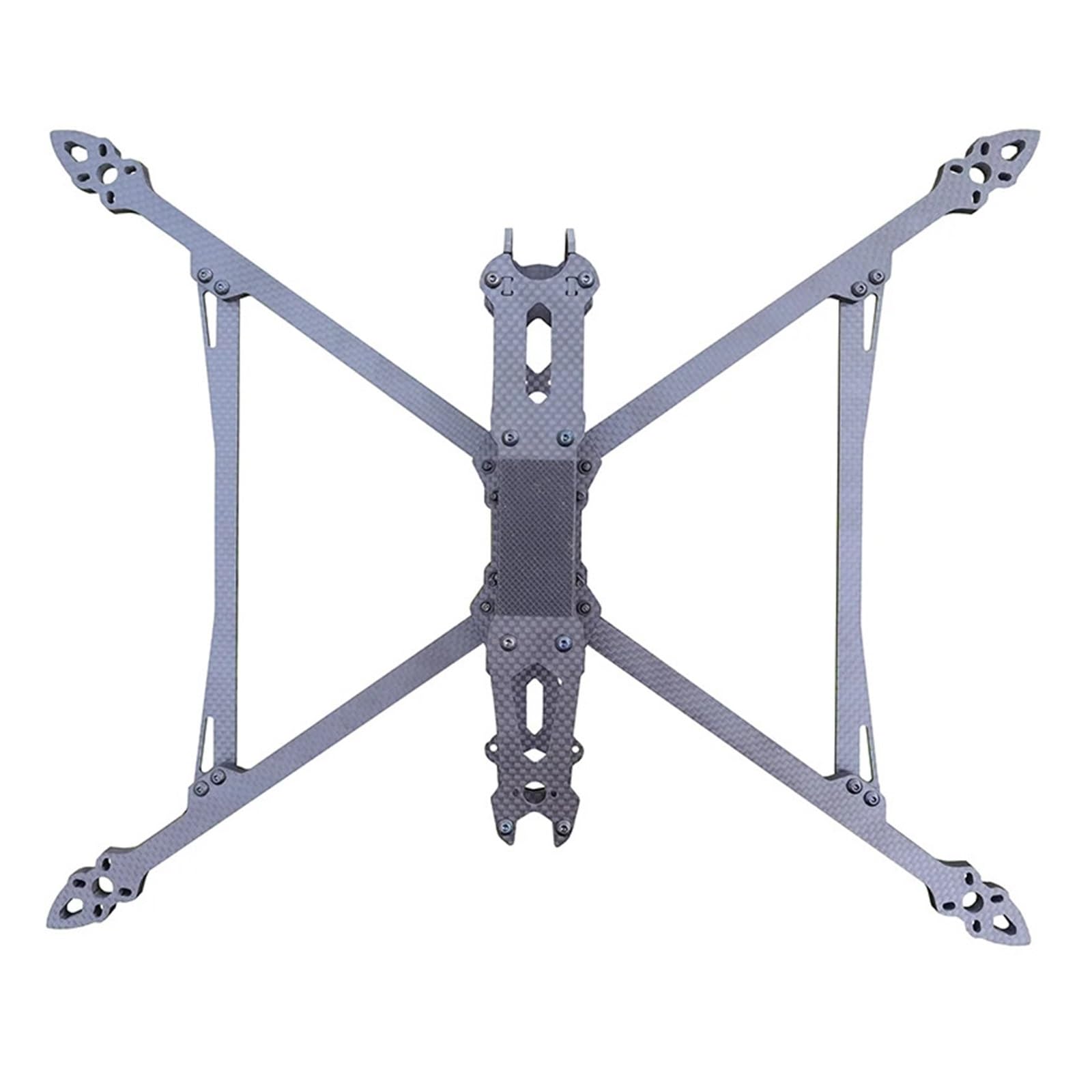 Compatibile con MAK4, V2 MARK4 Drone Frame KIT 8/9/10 pollici 367/387/427 mm in fibra di carbonio for RC Freestyle Long Range Racing Quadcopter(MARK4 V2 8inch)