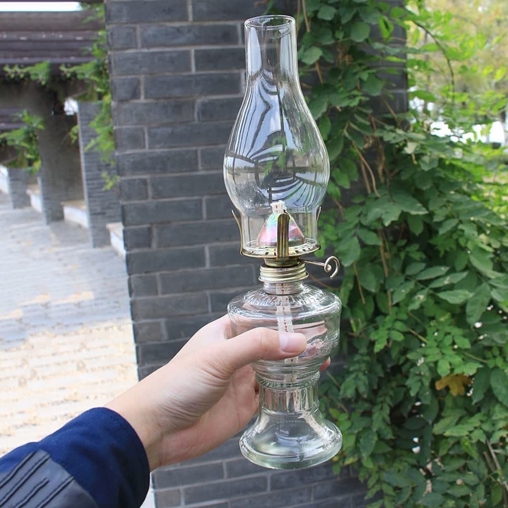 Amazon.co.jp: 大型室内用オイルランプ 昔ながらの石油灯油