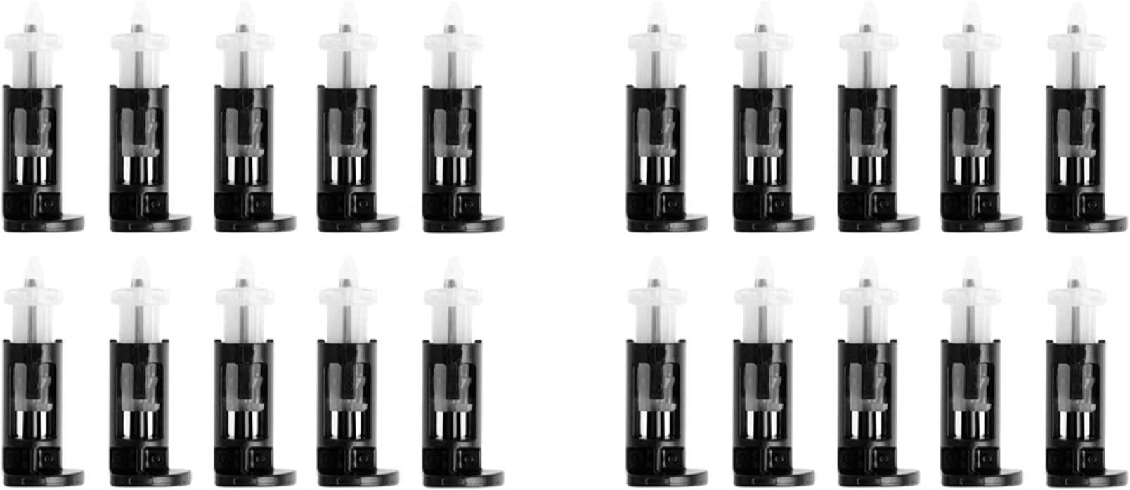 20Pcs Plastic Mounting Clip for 4 Way CPU Coolers 1155 775 CPU Heatsink Mount Pin Push Screw Cooler Fan Fastener