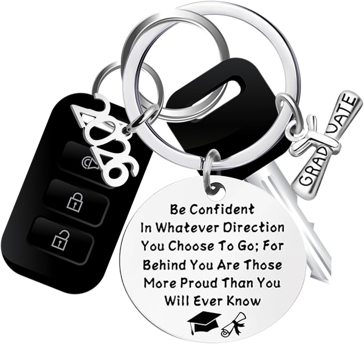 2026 Graduation Keychain | Portable Graduate Souvenir | Congrats Grad Backpack Charm,for College University Student Son - Image 9