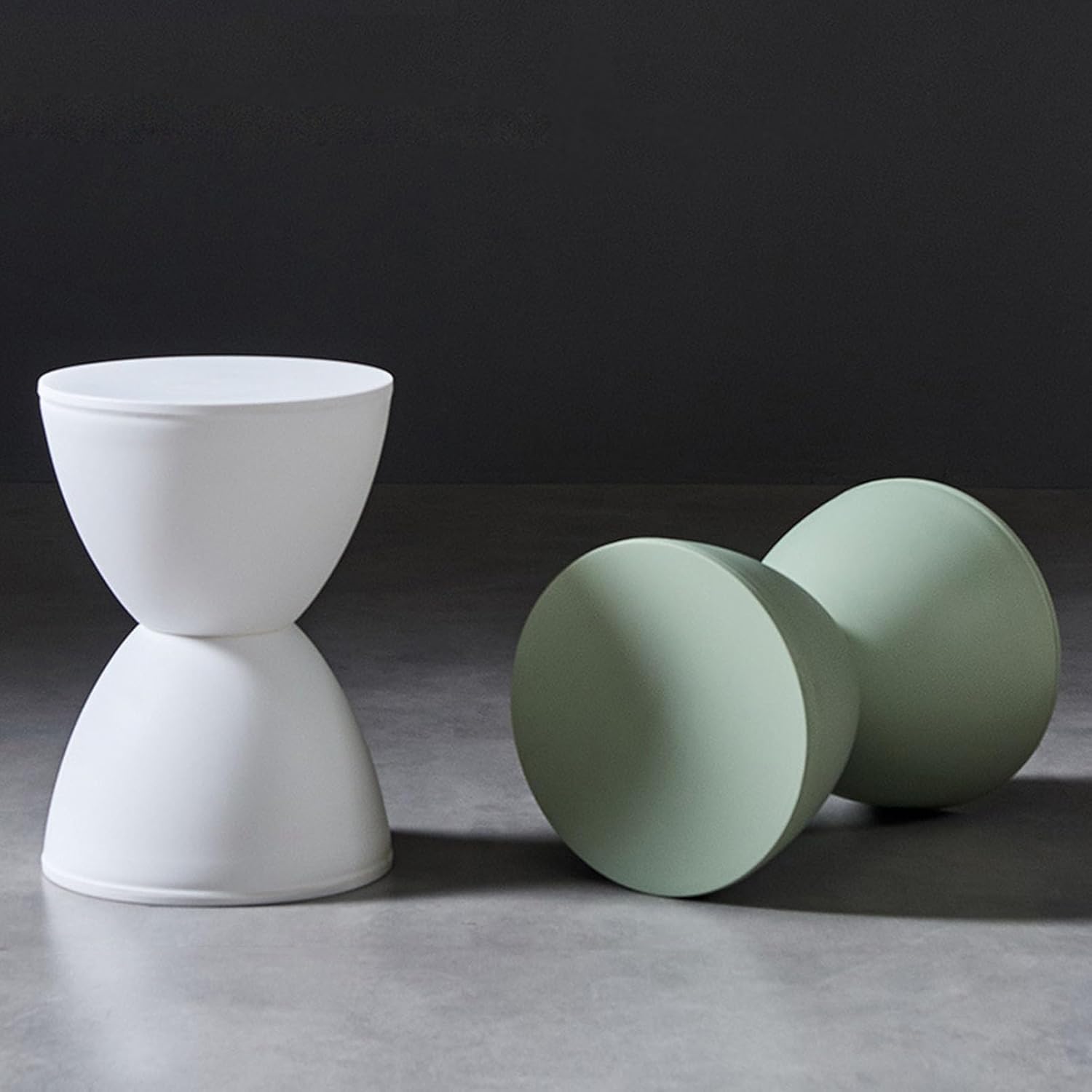 Creative Minimalist Shoe Changing Stool Footstool Round Stool, Thickened Plastic Small Stool, Waiting for Stool for Entrance Hall, Hallway, Bedroom, Living Room