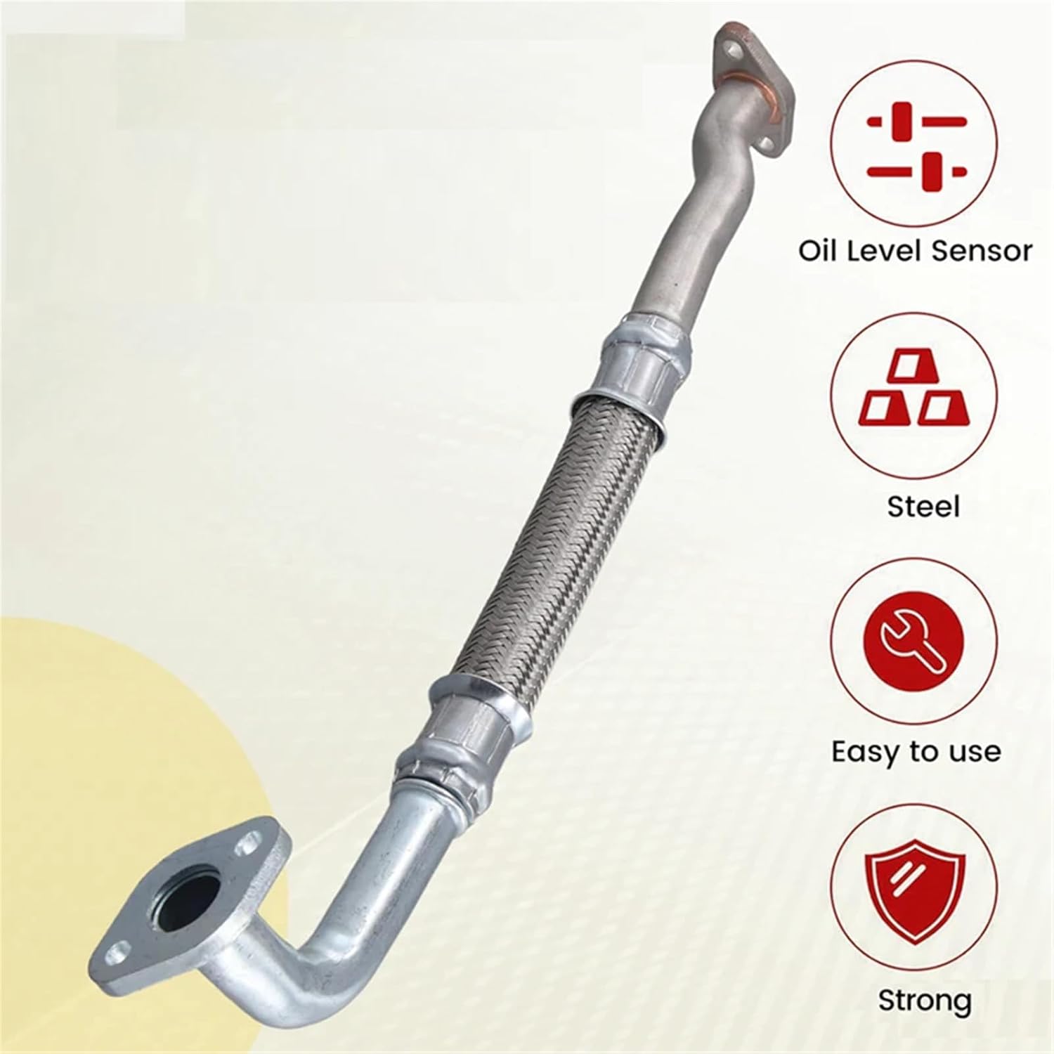 Automotive Accessories for B6 B5 1.8T Oil Pans Return Line Pipe 06B145735A Turbocharger Outlet Oil Feed Line