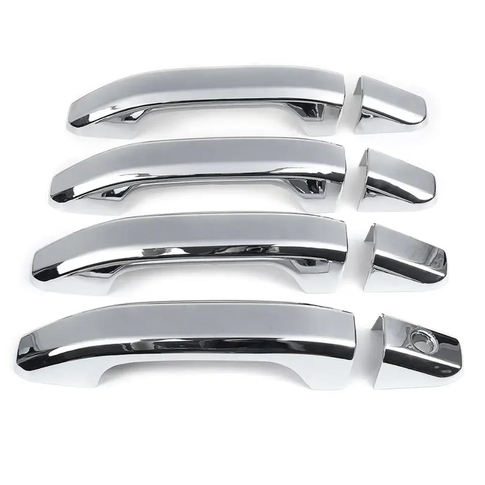 Rdwspli Chrome Exterior Handle Shell Compatible With Chevy For Silverado 1500 2014 2015 2016 2017 2018 2019 Car Exterior Door Handle Covers 8Pcs Set