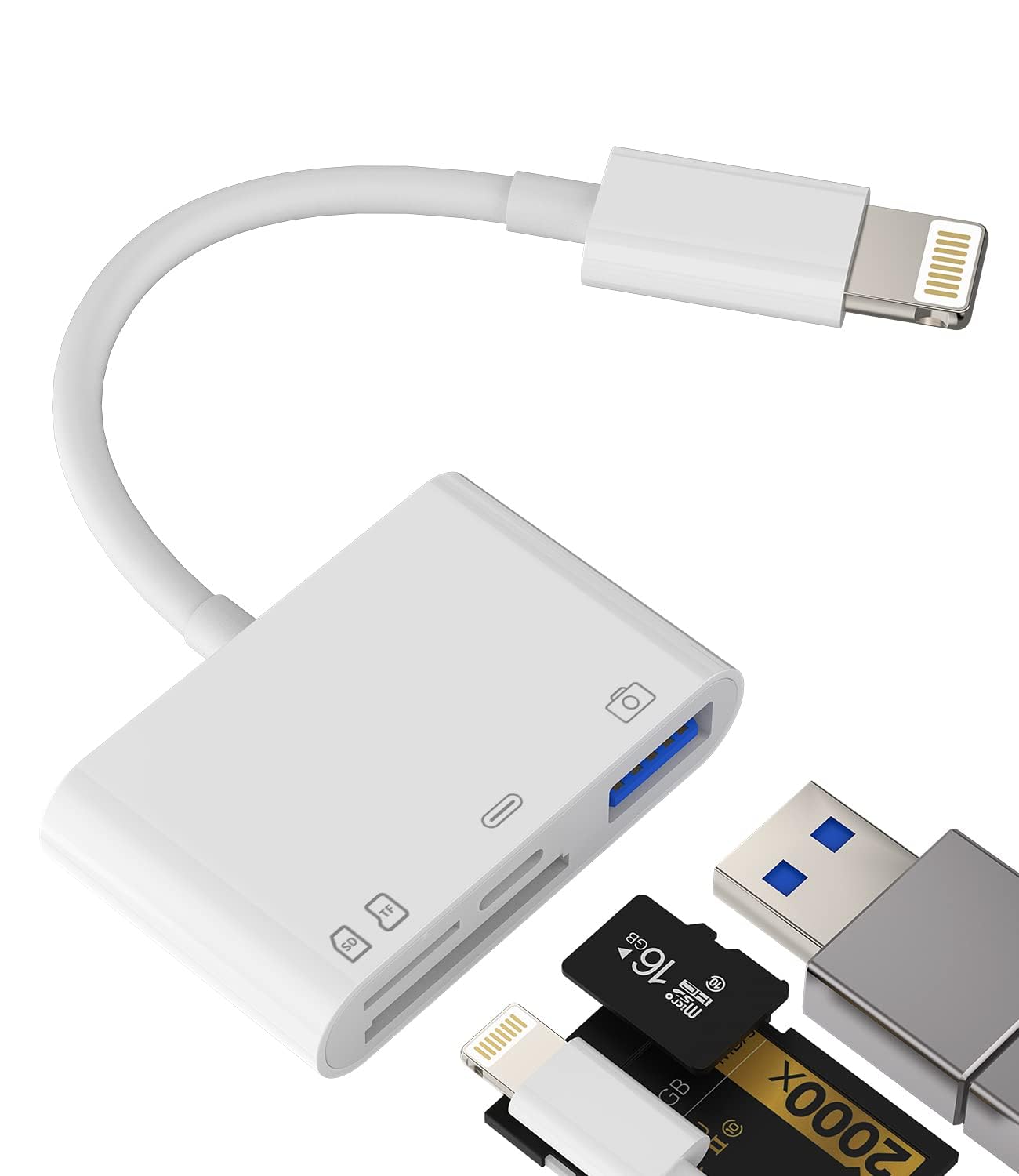 Amazon.co.jp: iPhone SDカードリーダーアダプター(4 in 1)Lightning Amazon.co.jp: iPhone SDカードリーダーアダプター(4 in 1)Lightning