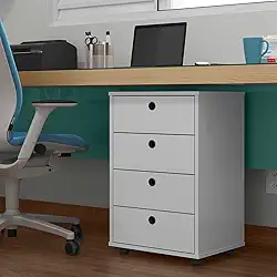 Gaveteiro para Escritório Arquivo Para Documentos Gaveteiro Classic Branco