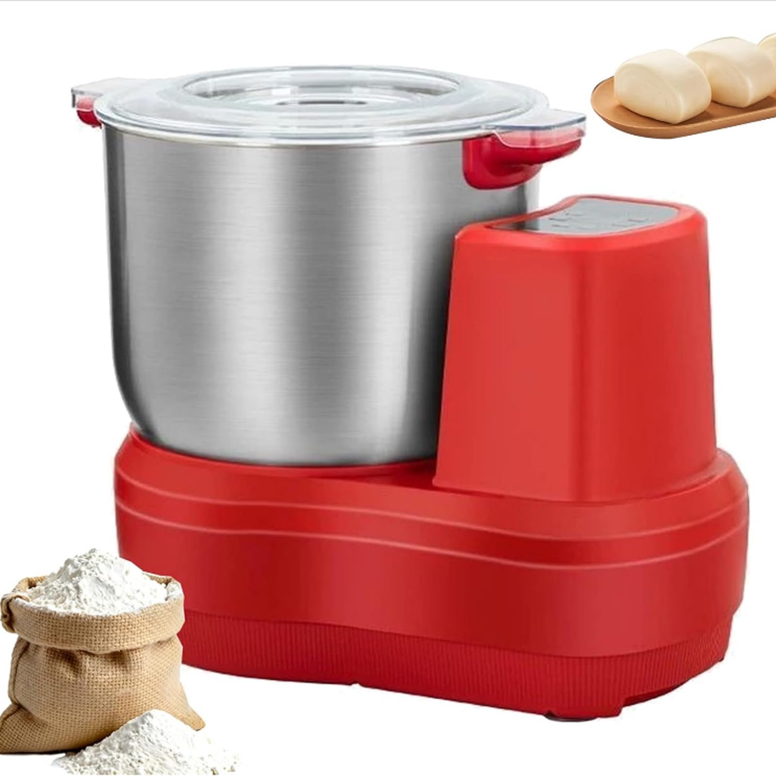XygZythror Electric Dough Maker With Ferment Function, Smart Kneading And Fermenting Mixer Machine, Intelligent Timer, Intelligent Timer For Home Cooks