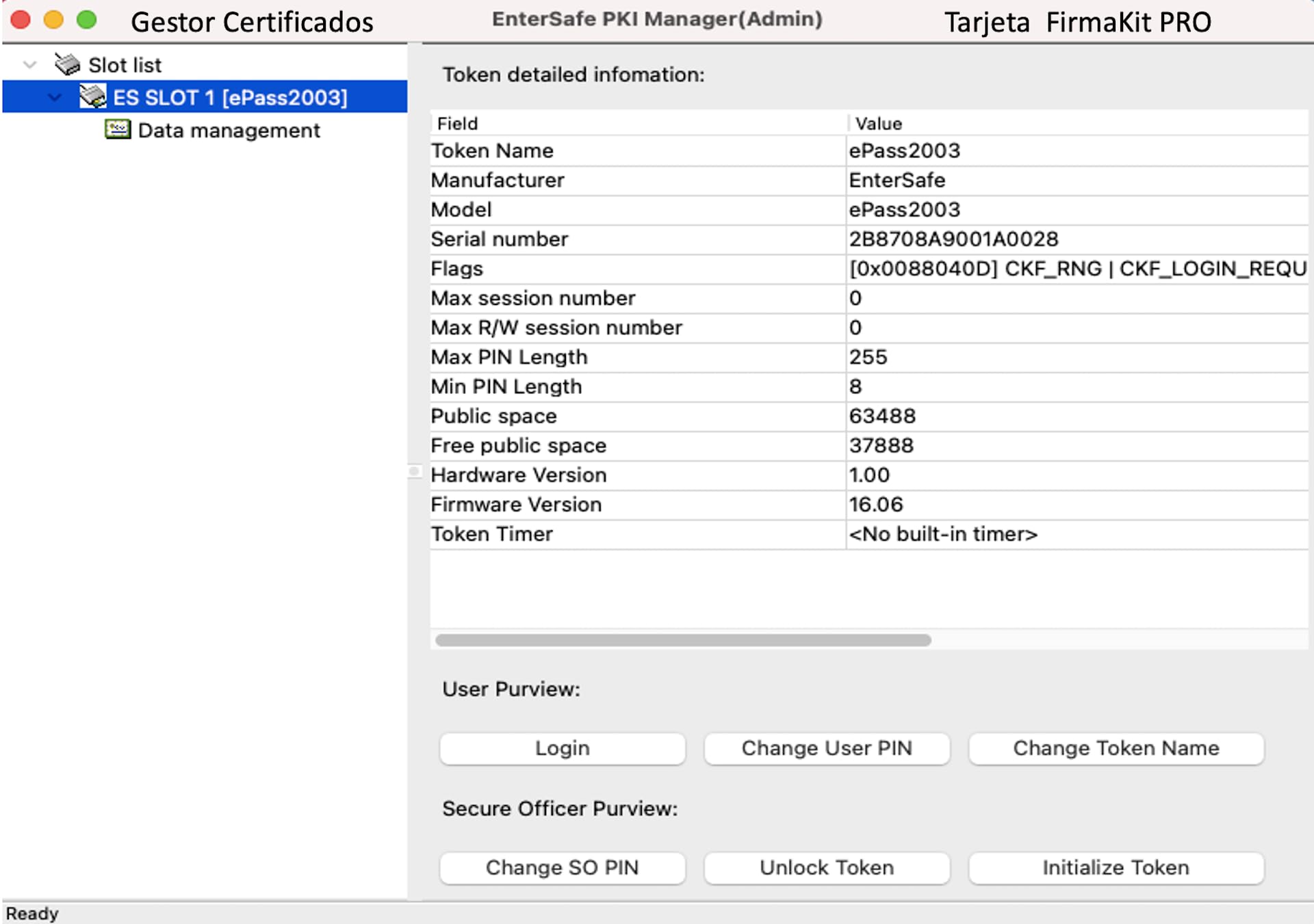 PassKey FirmaKit Pro, Lector de DNI y Tarjeta Criptográfica para Windows. ChipNet Empresa Española Soporte Posventa Personal.