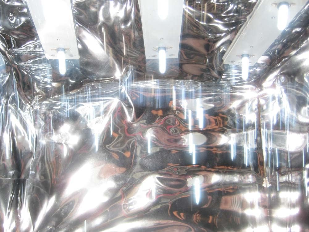 Hydroponic Reflective Mylar Mirror Sheeting 2 mil Thick Reflecting Grow Light Reflector for Indoor Garden Grow Room 150 ft Roll