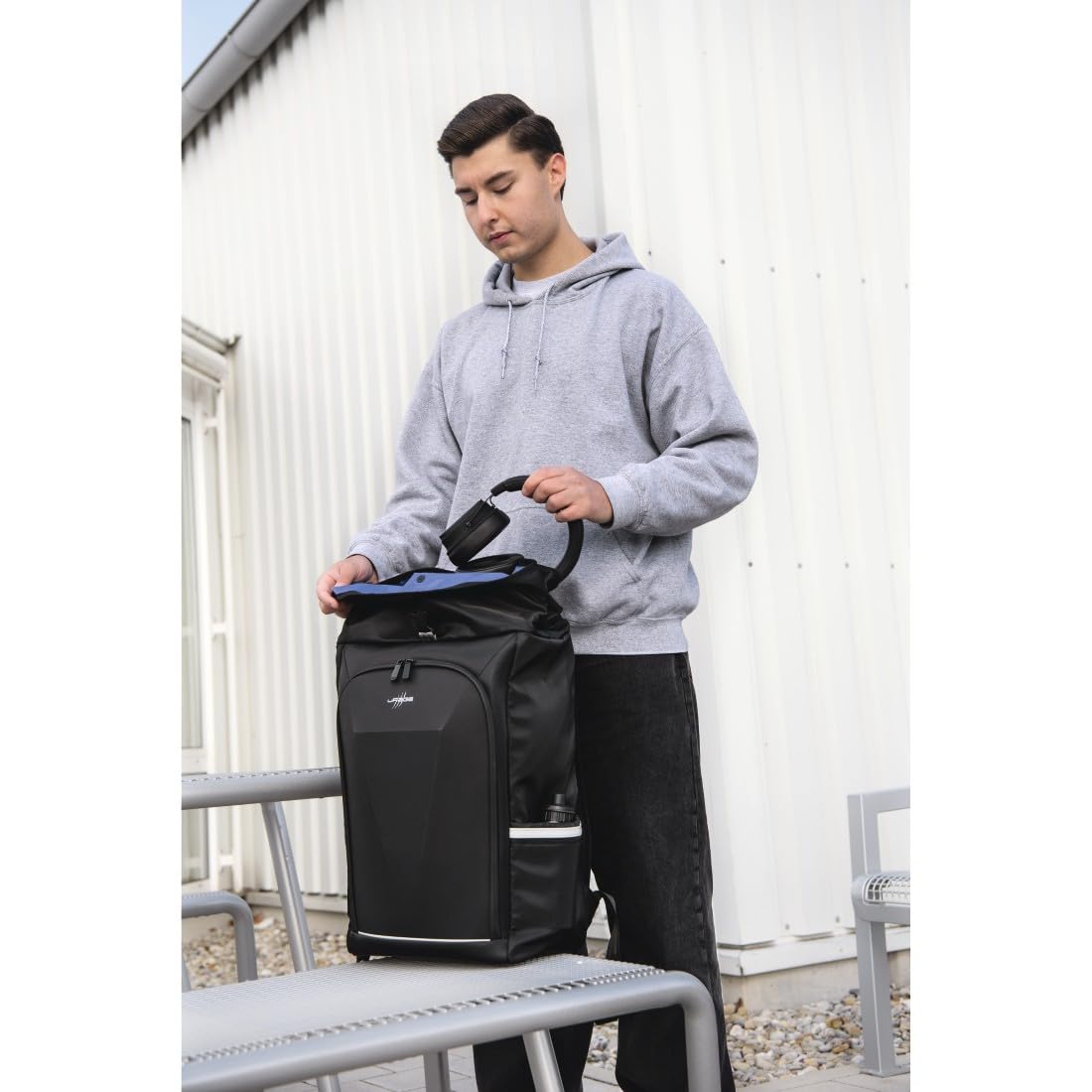 uRage Zaino da Gaming Carrier 700", Misto, Nero, Grande Capacità, Nero, Grande Capacité