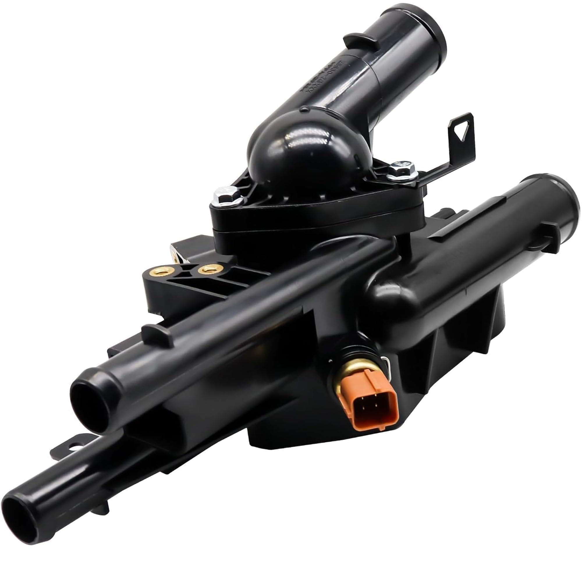 Photo 1 of 25600-2G500 Engine Coolant Thermostat Housing Assembly Compatible with Hyundai and Kia 2.4L - Santa Fe, Sport, Sonata, Tucson, Optima, Sorento, Sportage- Replaces 256202G500, 902-5128