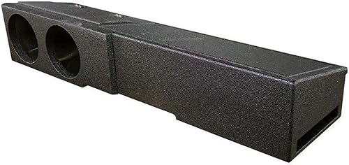 Miniatura 8 de Q Power Caja de subwoofer frontal para incendios cuádruple de 8 pulgadas, subcaja con puerto Q-Bomb compatible con Chevy Silverado Crew Cab, GMC