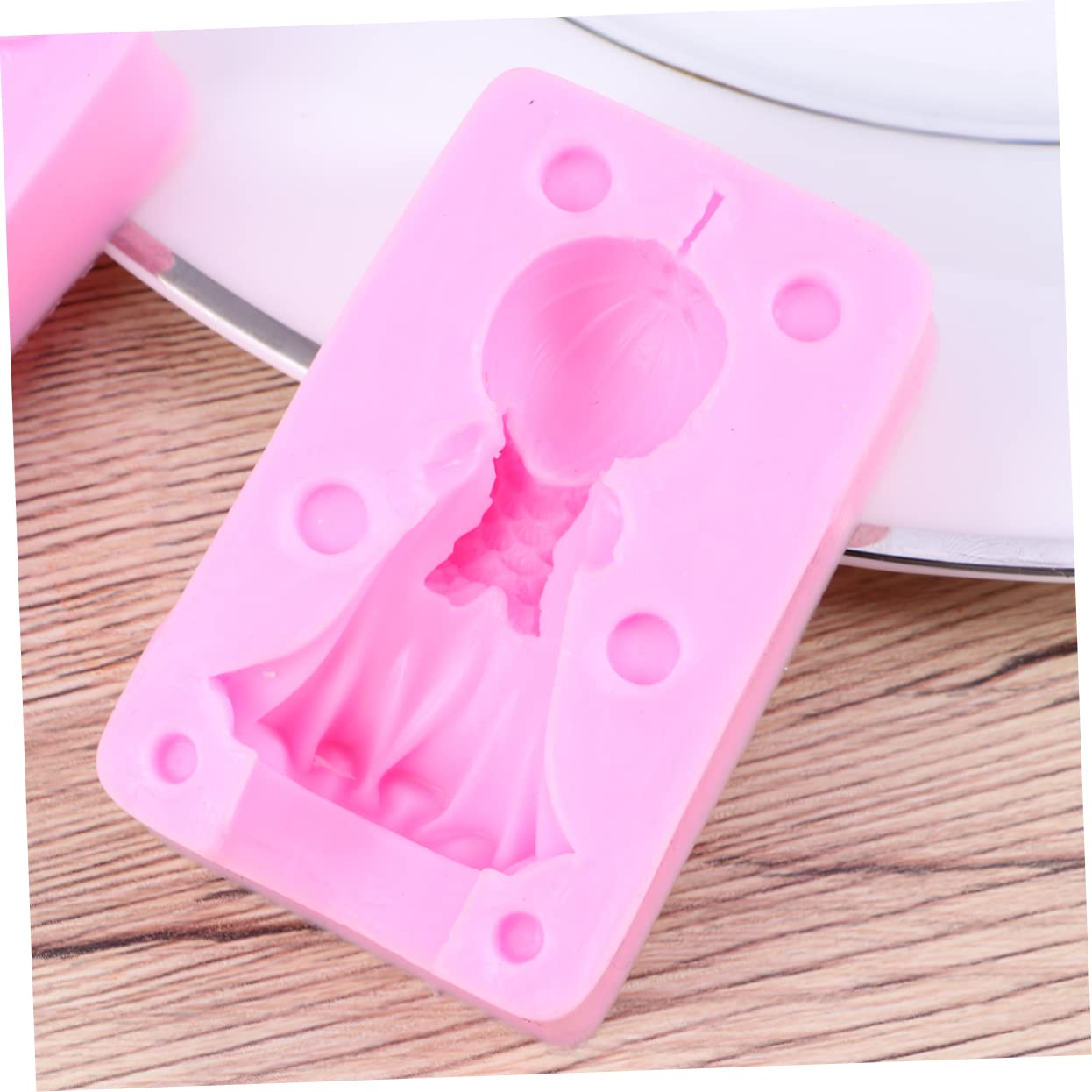 ABOOFAN 3 Pièces Moule Bougie Argile Gâteau Hommes Et Femmes