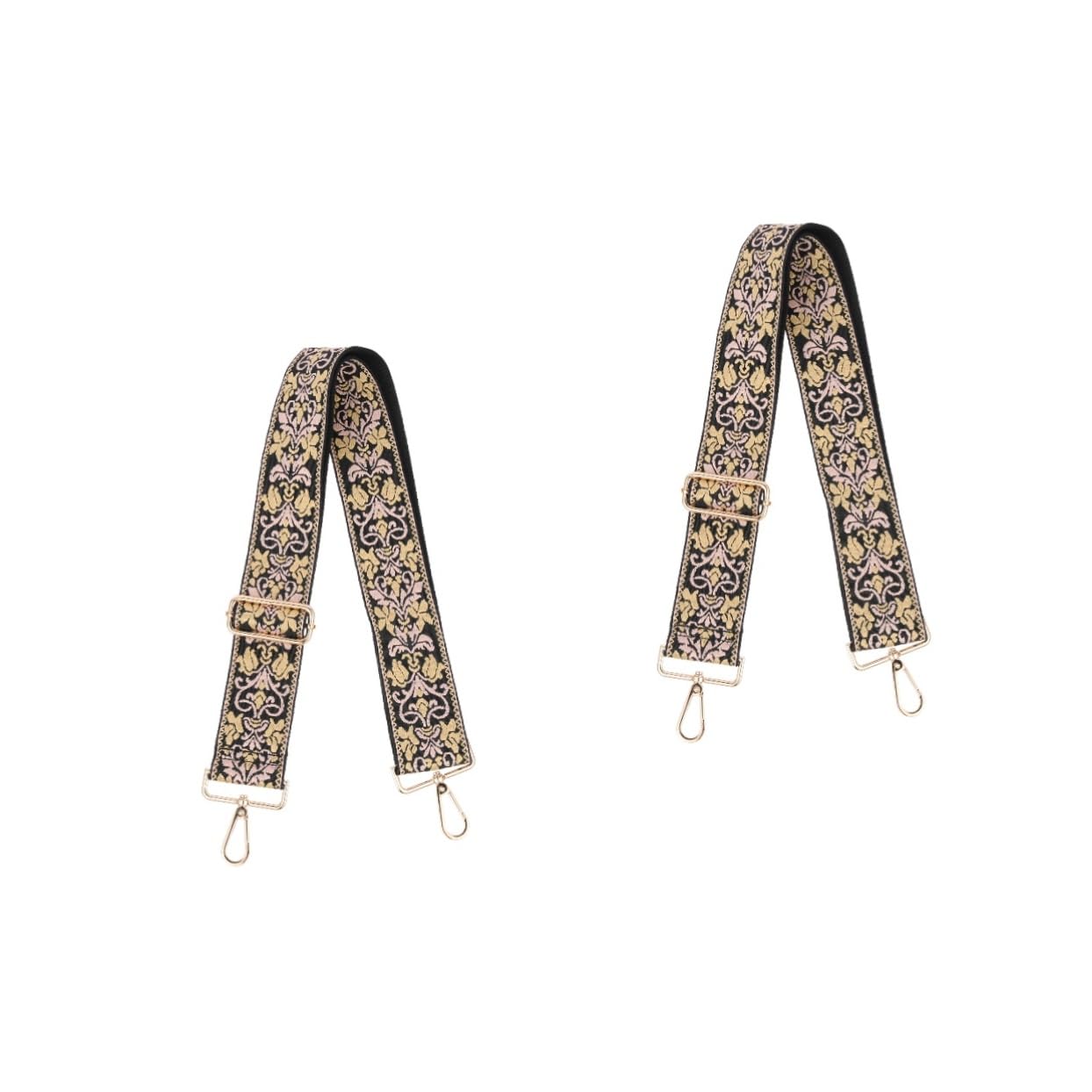 HOMSFOU 2 Stück Verstellbarer Schultergurt für Handtaschen Ethno Design Riemen für Umhängetaschen für Taschen Handtaschen Crossbody Bags Strapazierfähiger Canvas Riemen