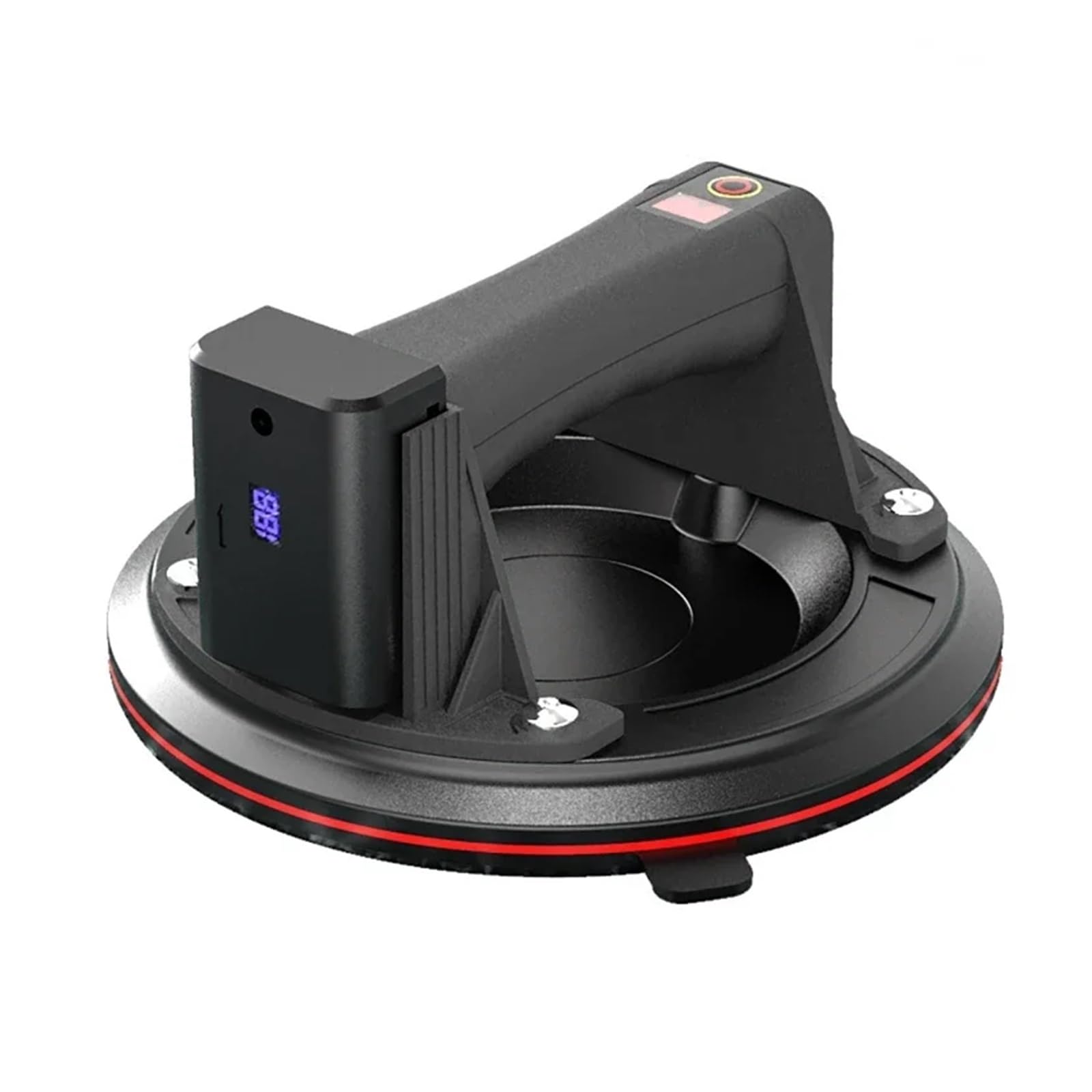 FHRKA Glass Suction Cups, 8 Inch 200kg Strong Electric Vacuum Suction Cup for Glass Lifting Sucker Heavy Duty Vacuum Lifter