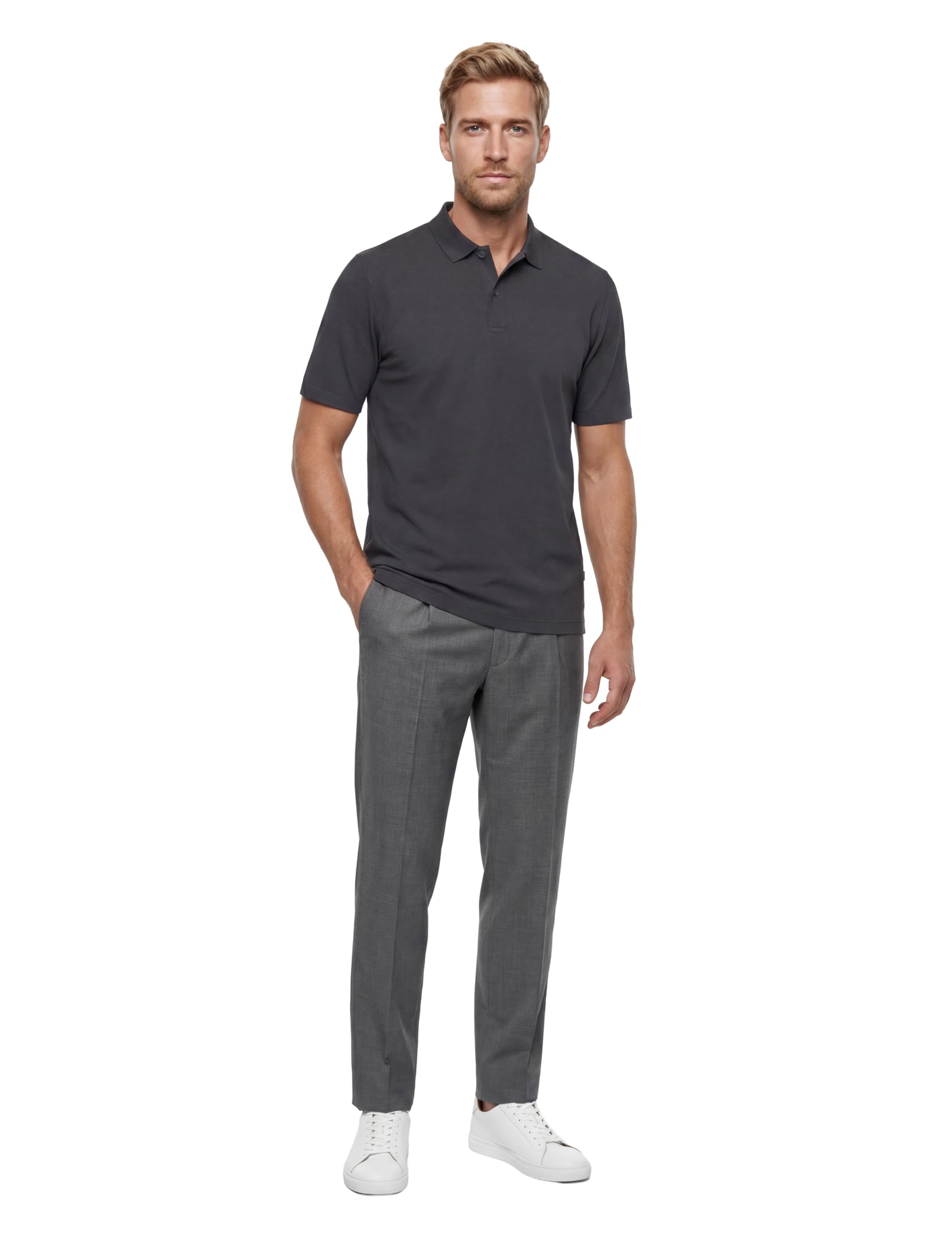 OLYMP Herren Polo-Shirt Kurzarm Casual.Wirk,Pikee,984 Casual Circular Knit Regular fit,99 Keine Zuordnung möglich