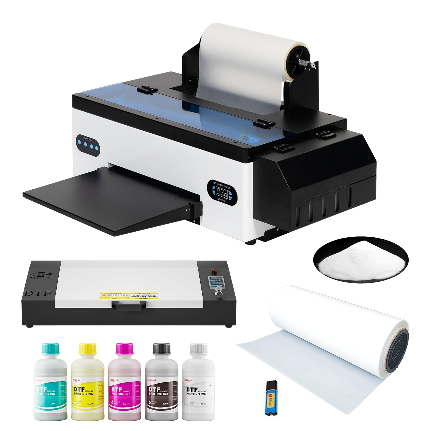 Carta Adesiva Trasparente A4 - 25 Fogli Stampabili, Per Laser E Getto Inchiostro, 70μm