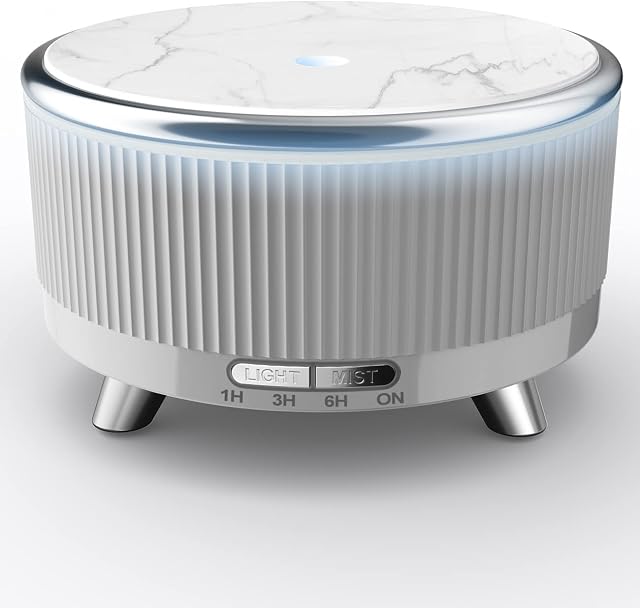 500ml Essential Oil Diffusers for Home,Aromatherapy Diffuser with 7 LED Light Colors,Room Diffuser