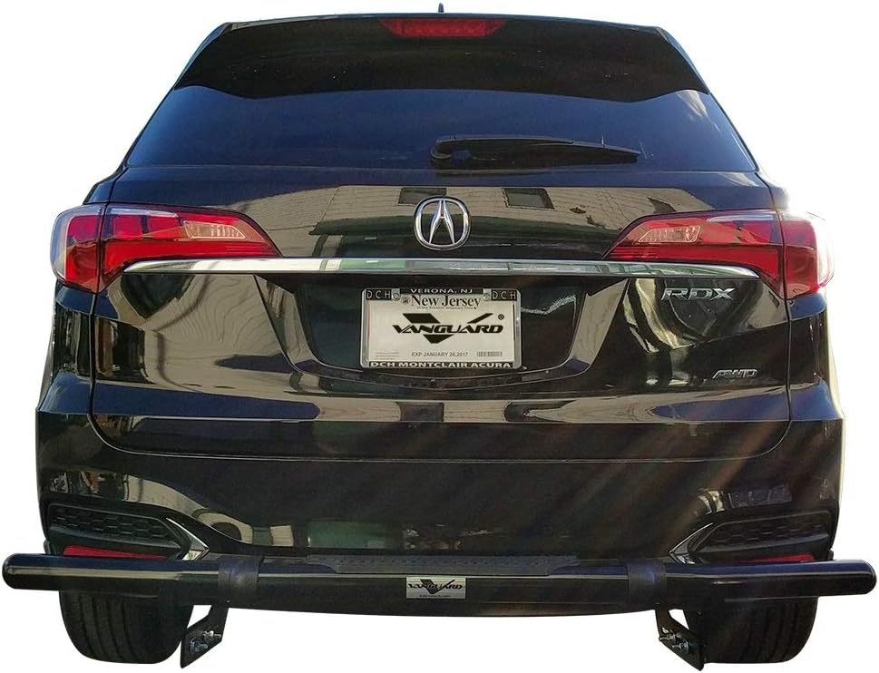 VANGUARD VGRBG-1292-1122BK Black Powdercoat Pintle Rear Bumper Guard | Compatible with 09-15 Honda Pilot