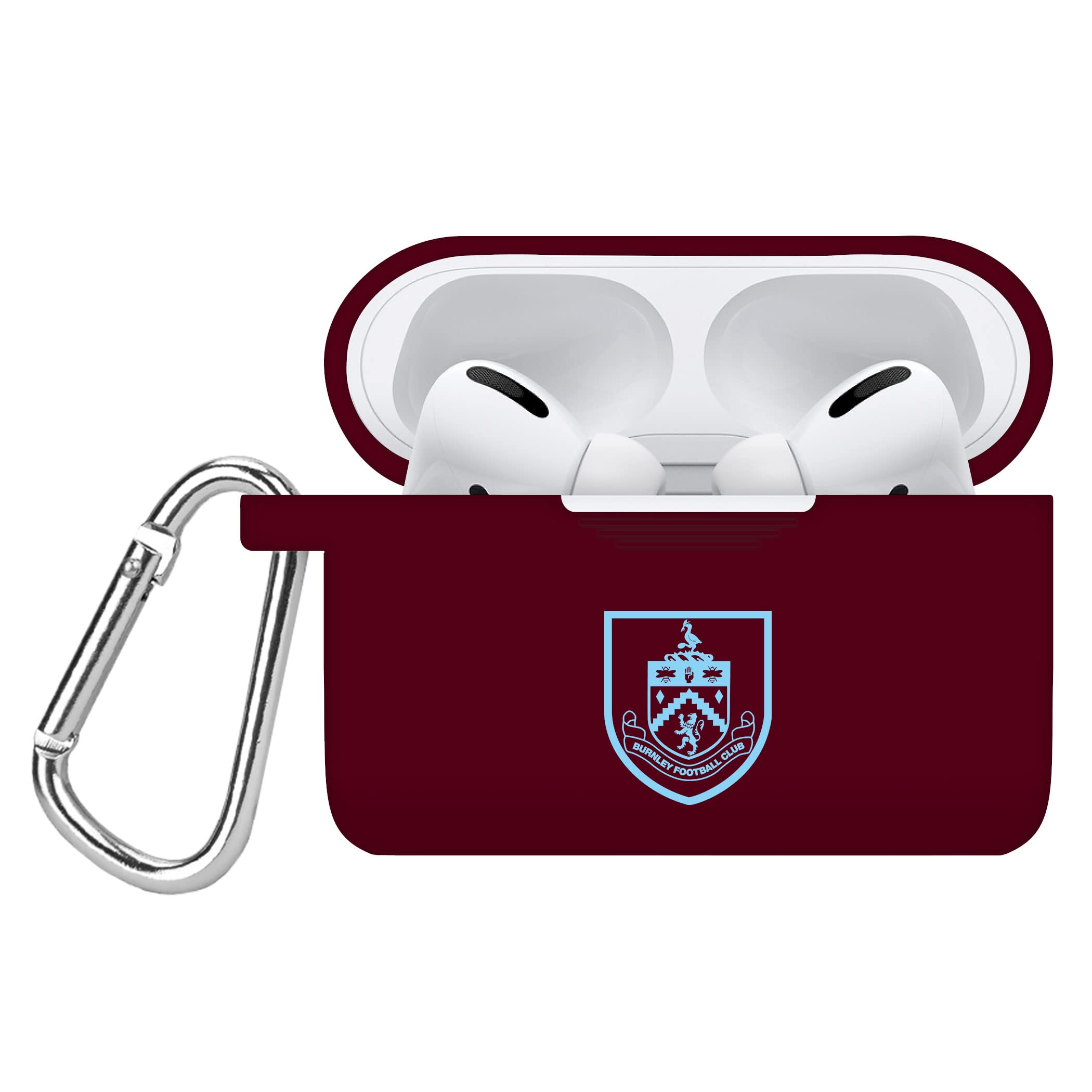 AFFINITY BANDS Burnley FC Silicone Case Cover Compatible with Apple AirPods Pro (Maroon)