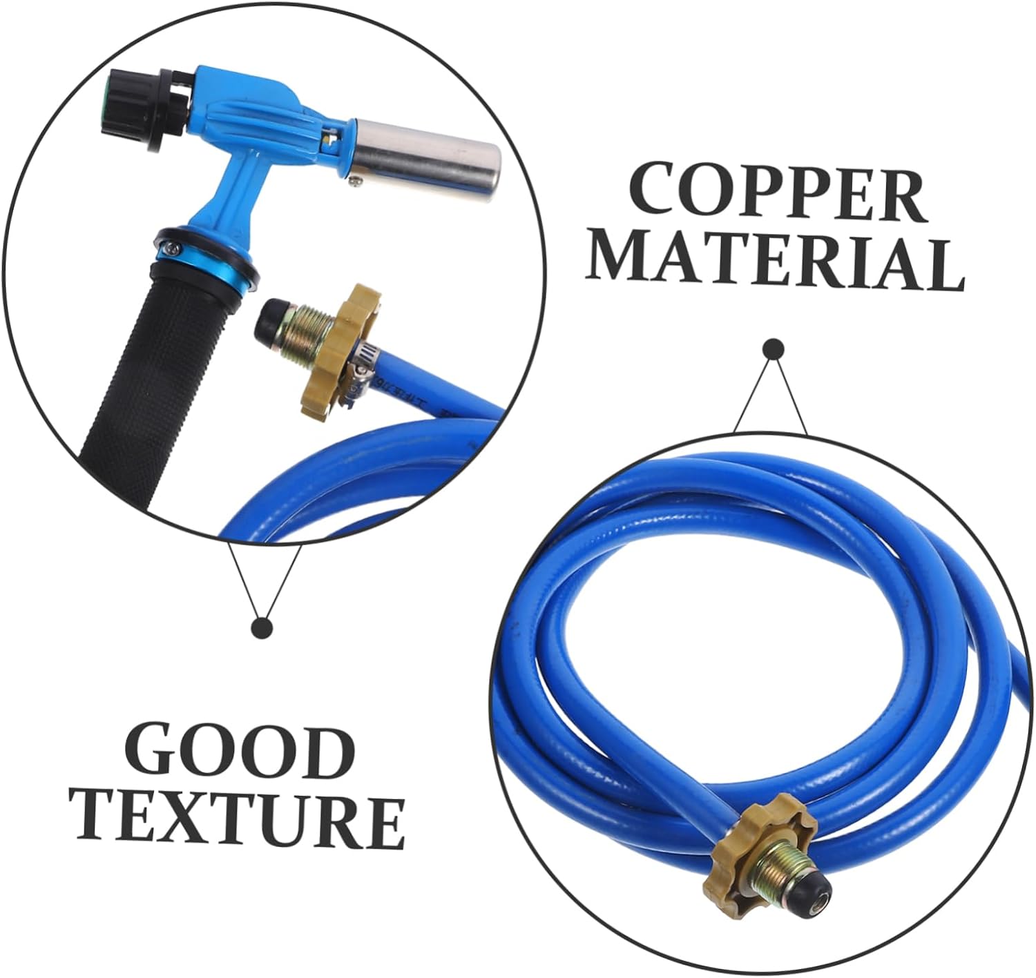 Uonlytech Practical Welding Torch Liquefied Gas Torch Welding Gun Thickened Tip Safe Design