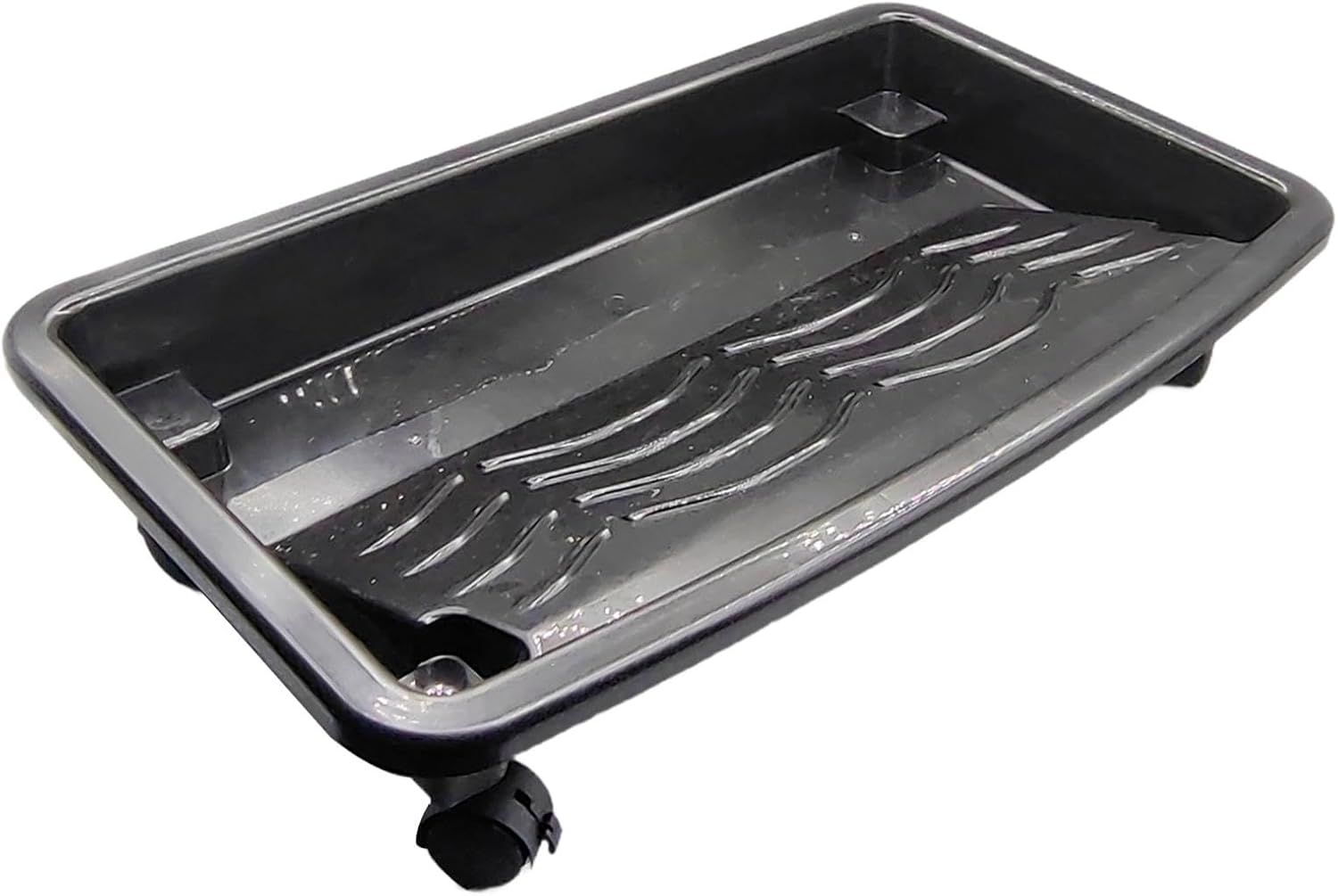 Paint Roller Tray Paint Tool with Wheels Wall Decoration Roller Brush Holding Paint Pan