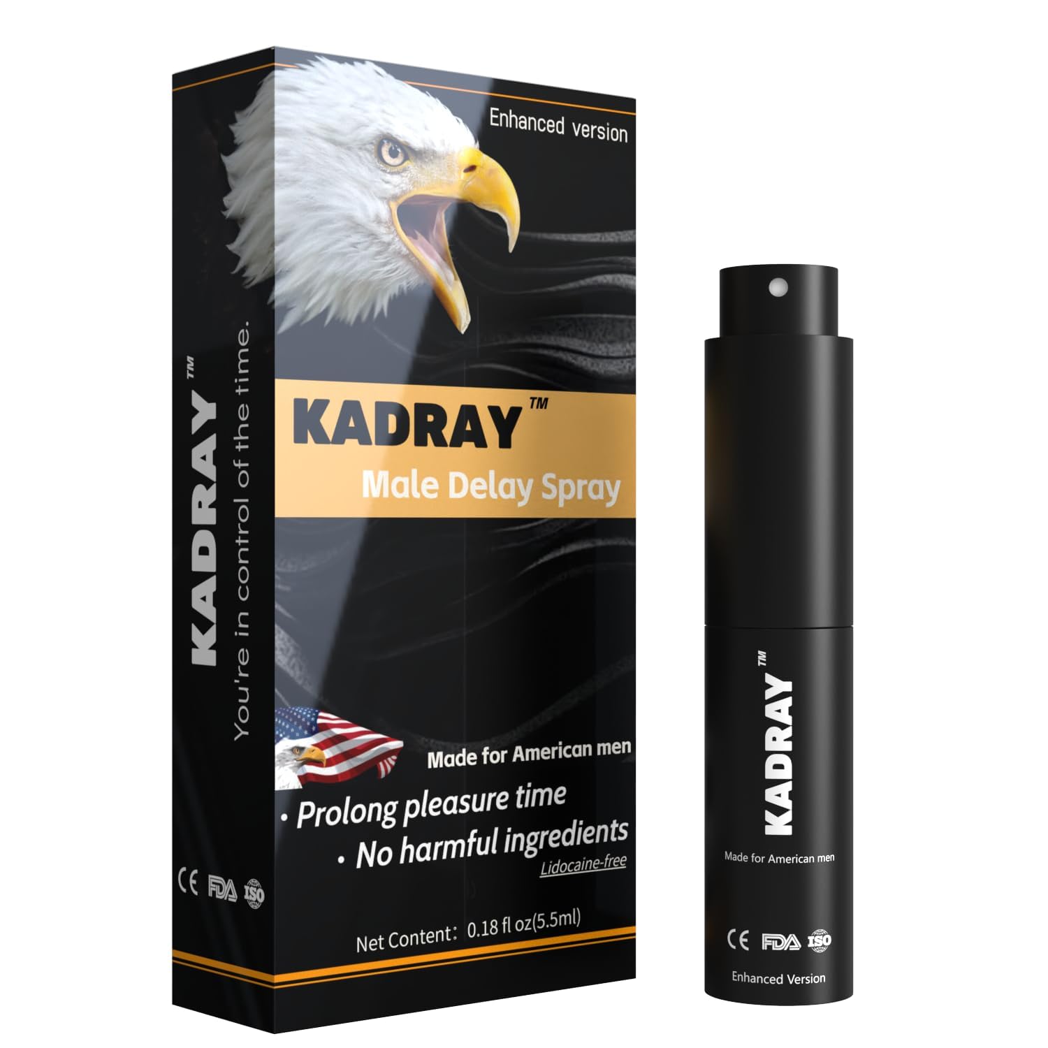 Spray Desensibilizante Kadray para Homens: Aumente Seu Tempo e Conforto na Cama com Segurança