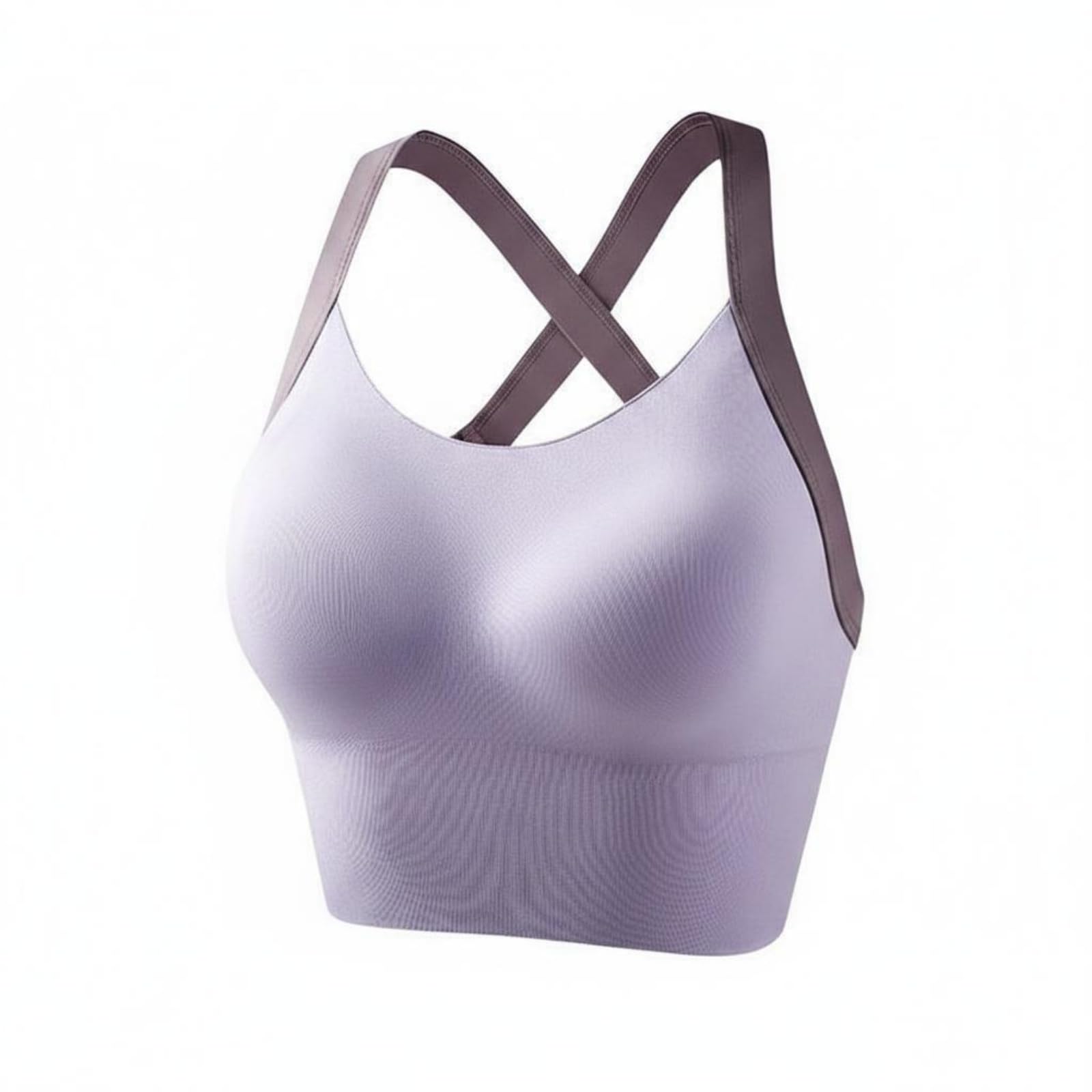 BNF®Crisscross Back Sports Bra Push up Fitness Bra Vest Shockproof Women's Activewear for Running, Violet, XL|Sporting Goods | Fitness Running & Yoga | Clothing & Accessories-picture-44