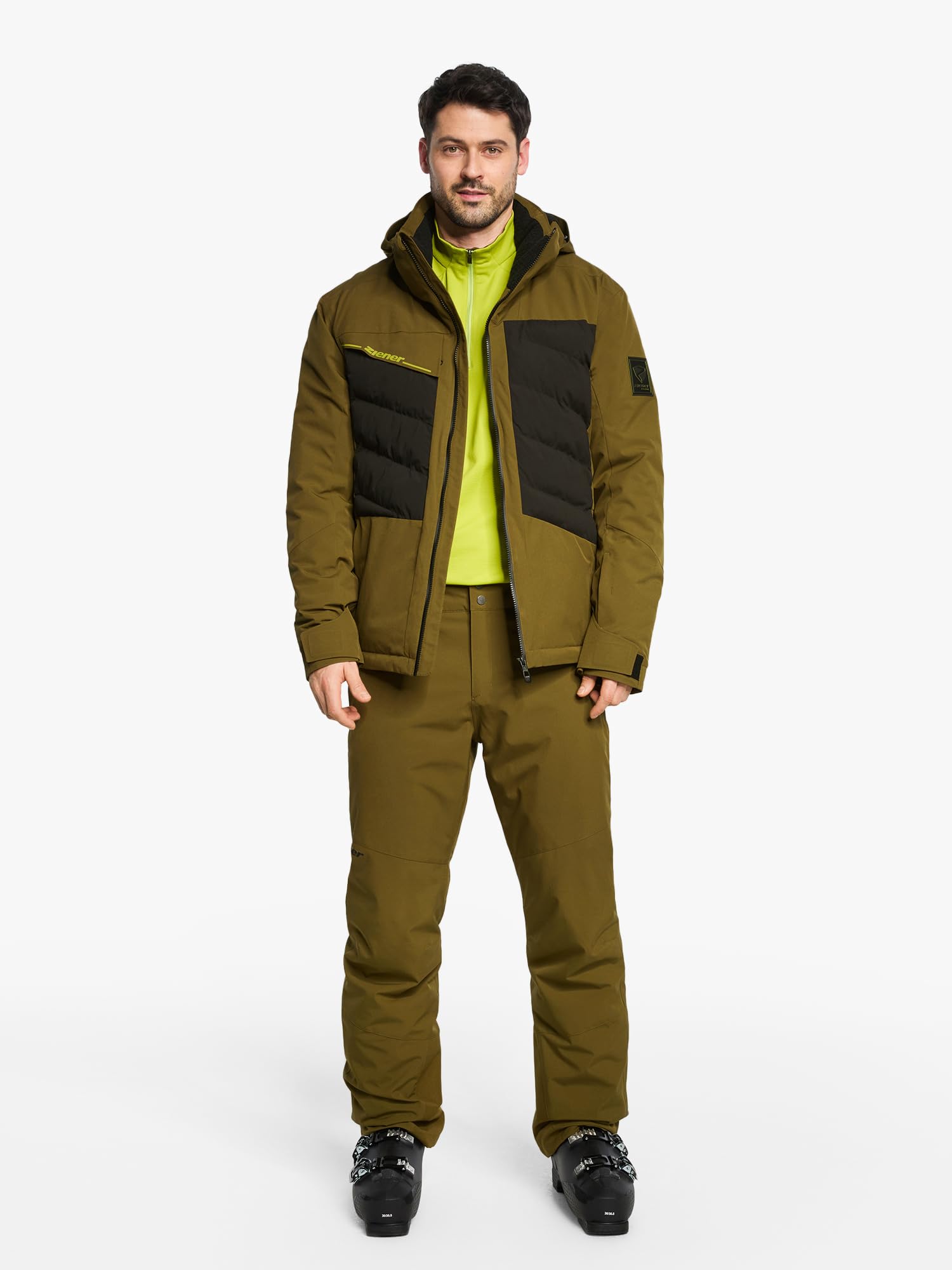 Ziener Herren Ski-Hose/Schnee-Hose | wasserdicht, warm, Träger Tazlin-z