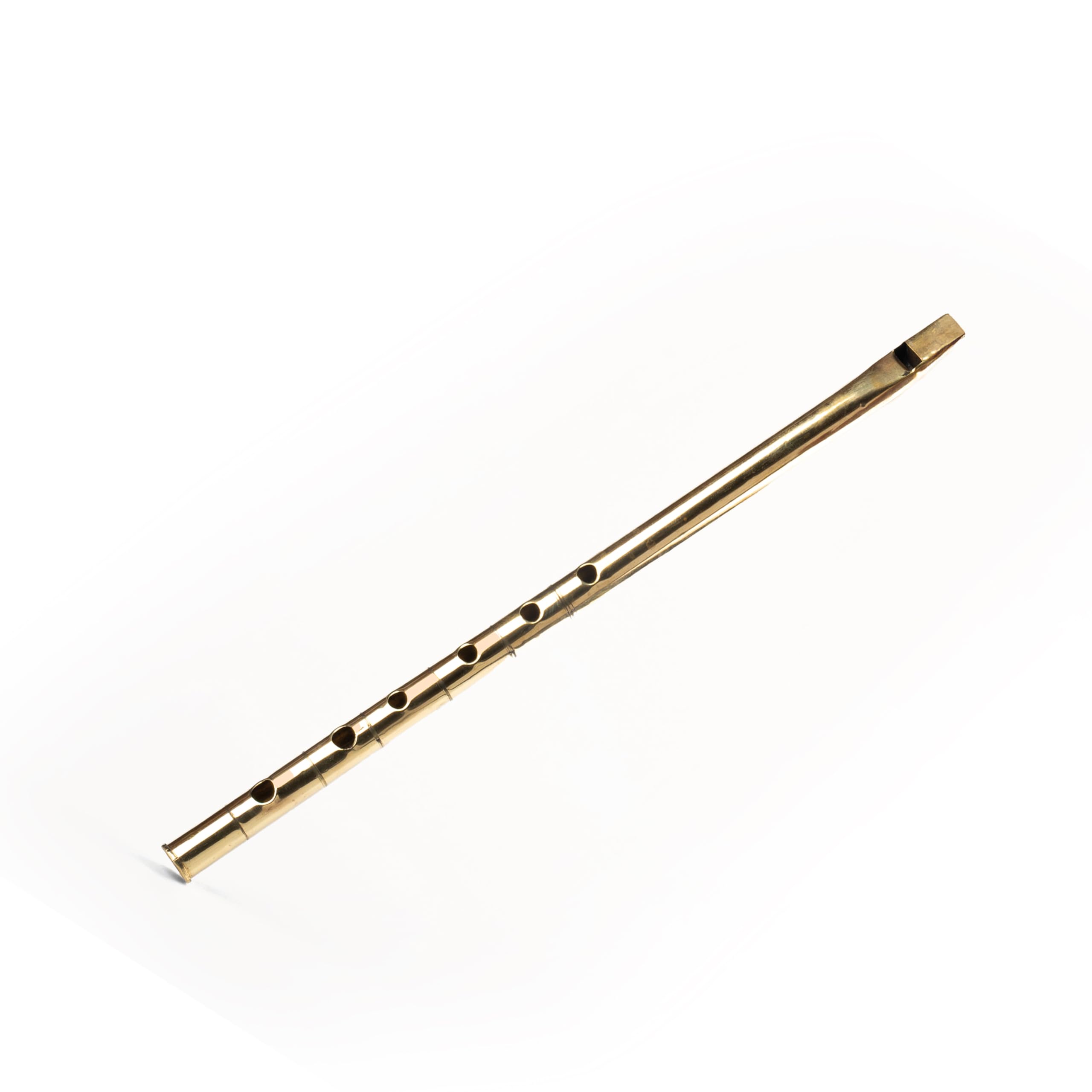 Decorative Traditional Handmade Brass Flute Pital Basuri Indian Musical Instrument for gifting and Decoration (Brass Flute)