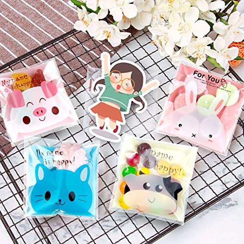 Maojuee 400 PCS Sacchetti Caramelle Sacchettini