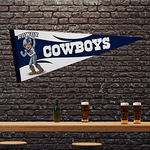 Image of Rico Industries NFL Football Mascot inch 12 inch x 30 inch Felt Wall Decor Pennant - Great for Home /Bed Room /Man Cave Decor