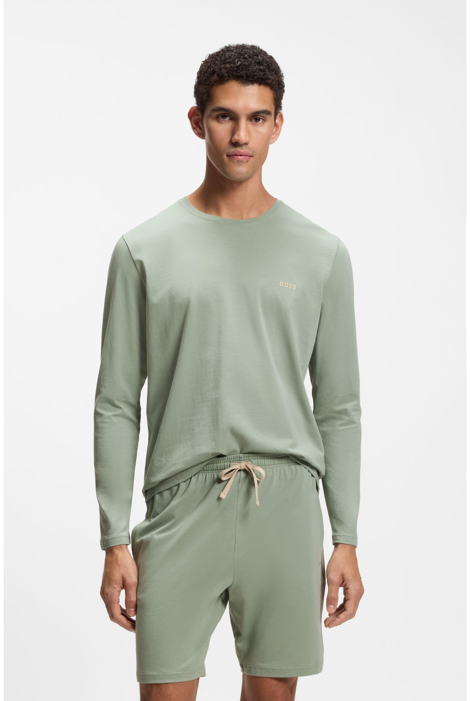 BOSS Herren Mix&Match Ls-Shirt R T-Shirt