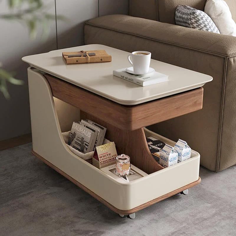 Image of The Attic Metz Lift-top Coffee Table,Coffee Table for Living Room, Solid Wood Centre Table, Modern Centre Table