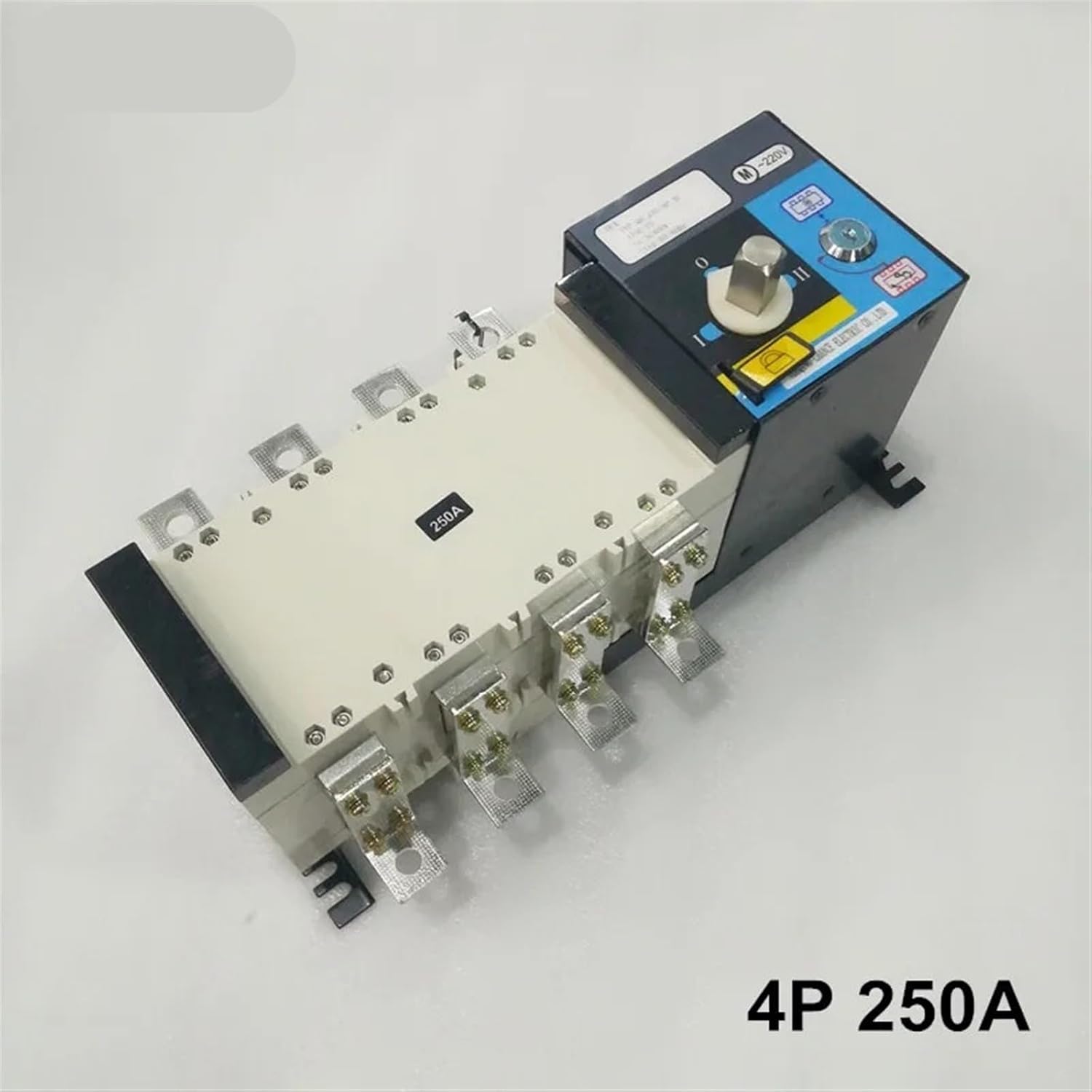 3P 4P 250A 380V Isolated PC-Level Dual Power Automatic Transfer Switch 250A(4p 250a)