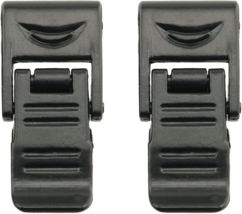 HJGarden 2 piezas universales de accesorios de equipaje de acero inoxidable con resorte de palanca de pestillo de cierre de cerrojo con abrazadera