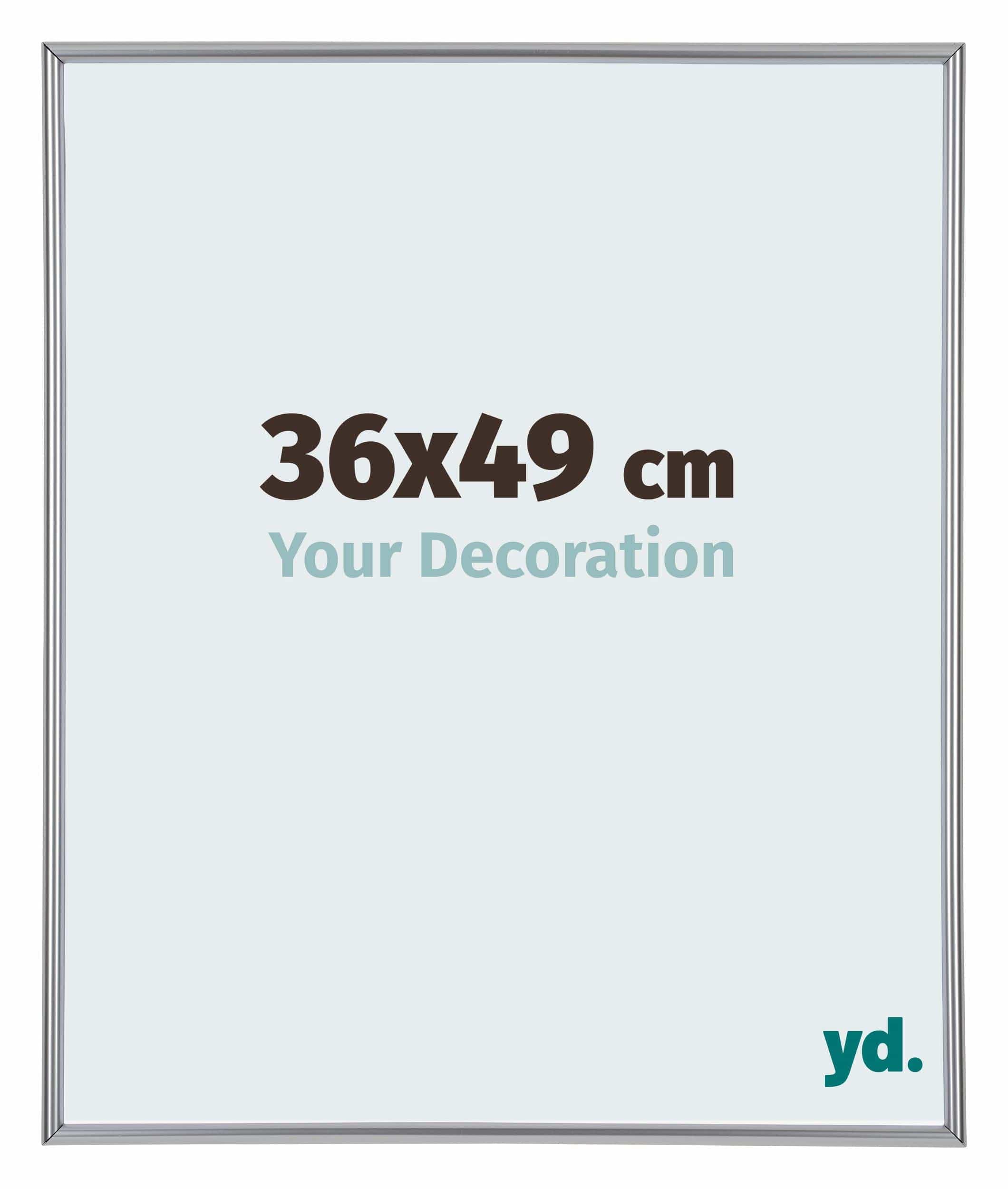 Your Decoration - Puzzle frame 36x49 - Silver High Gloss - Puzzle frame 500-1000 Pieces - Plastic Photoframe - Annecy