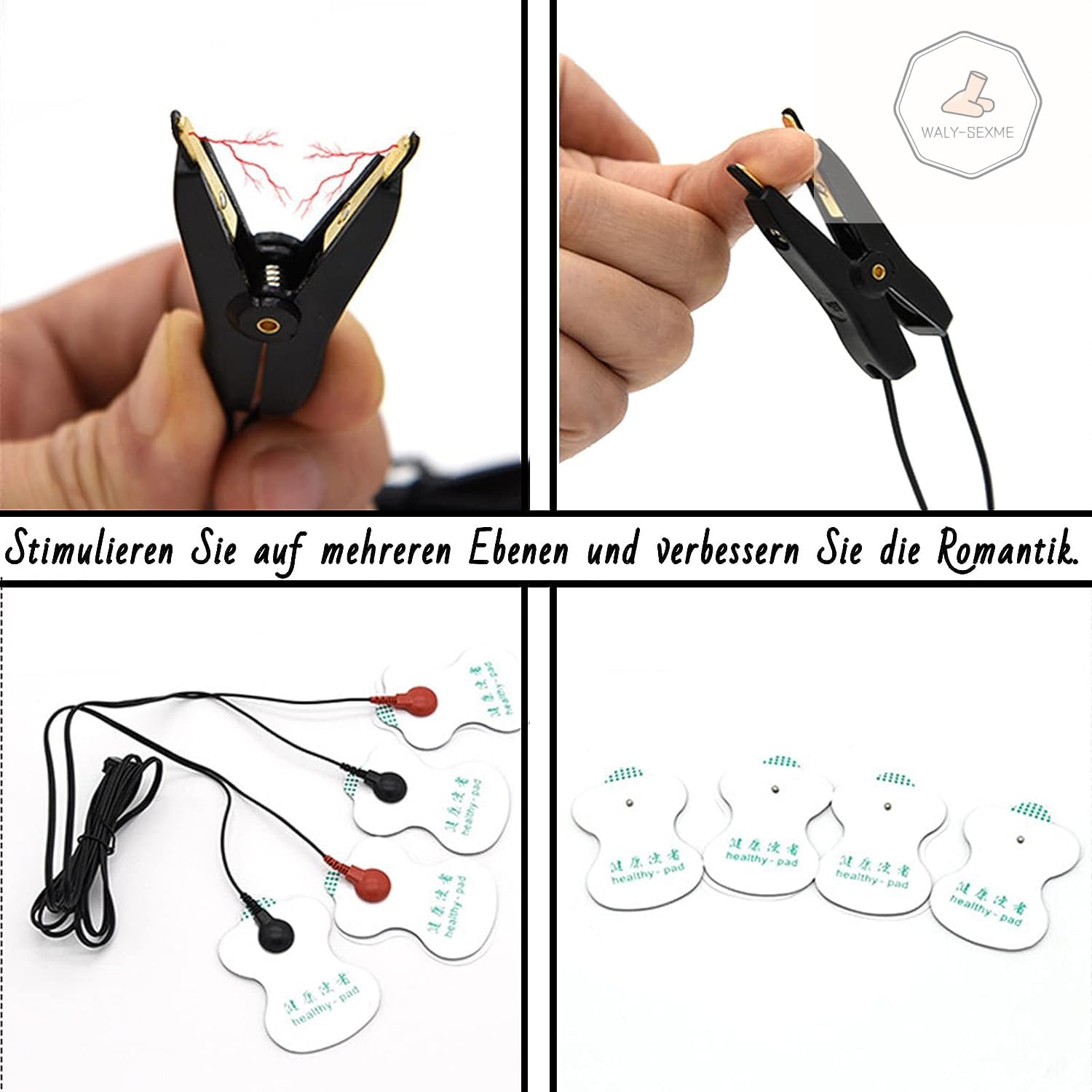 Elettroshock giocattoli del sesso seno capezzolo ventosa morsetto spina anale catetere suono pene anello massaggio pad stimolazione elettrica coppie di adulti maschi e femmine