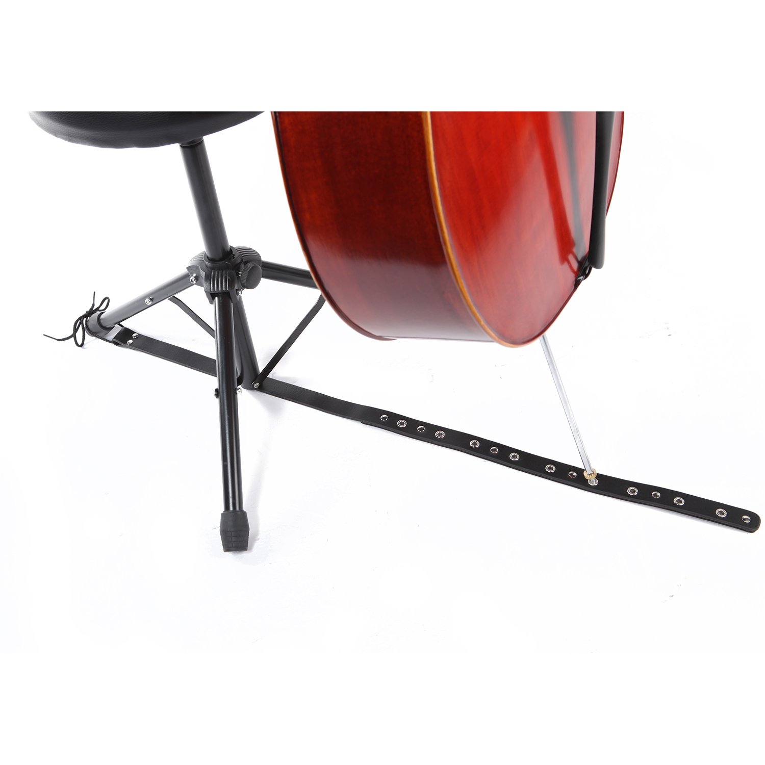 Pacato Cello Stachelanker, Instrumentenabdeckung, Zeder, Lackiert, Schwarz, 78 Gramm
