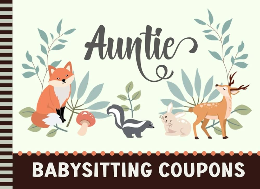 auntie-babysitting-coupons-50-vouchers-blank-template-booklet-woodland-animals-mint-green-leaves-design-theme-new-mom-baby-shower-gift-book-cute-card-alternative-press-buns-in-the-oven-9798827684558-amazon-com-books for Babysitting Voucher Printable Free Pdf Auntie Babysitting Coupons: 50 Vouchers / Blank Template Booklet / Woodland Animals - Mint Green Leaves Design Theme / New Mom Baby Shower Gift Book / Cute Card Alternative: Press, Buns In The Oven: 9798827684558: Amazon.com: Books for Babysitting Voucher Printable Free Pdf