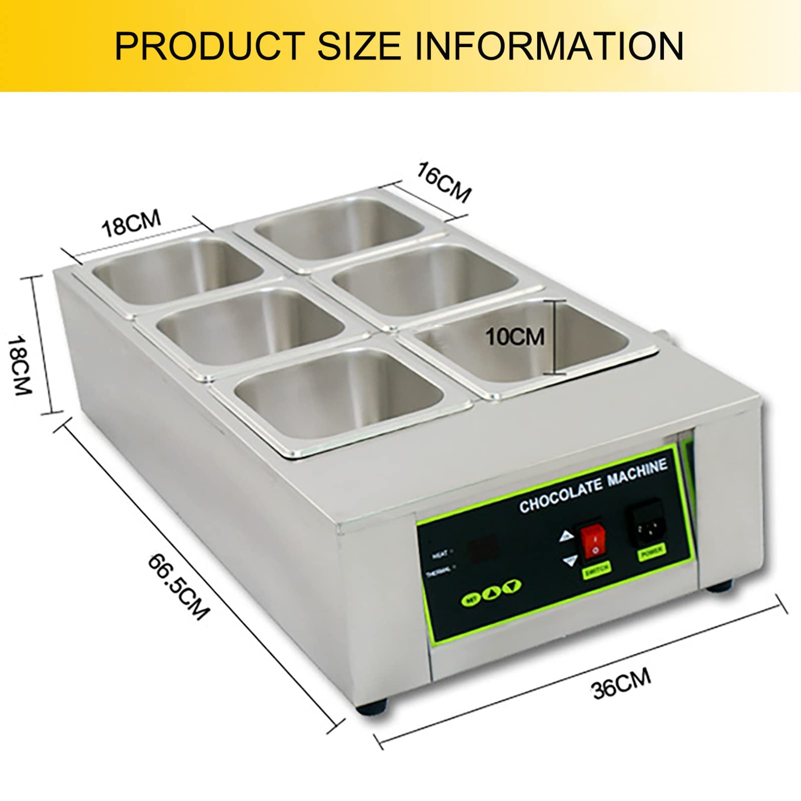 Amazon.co.jp: チョコレートウォーマー、0〜90℃、業務用チョコレート