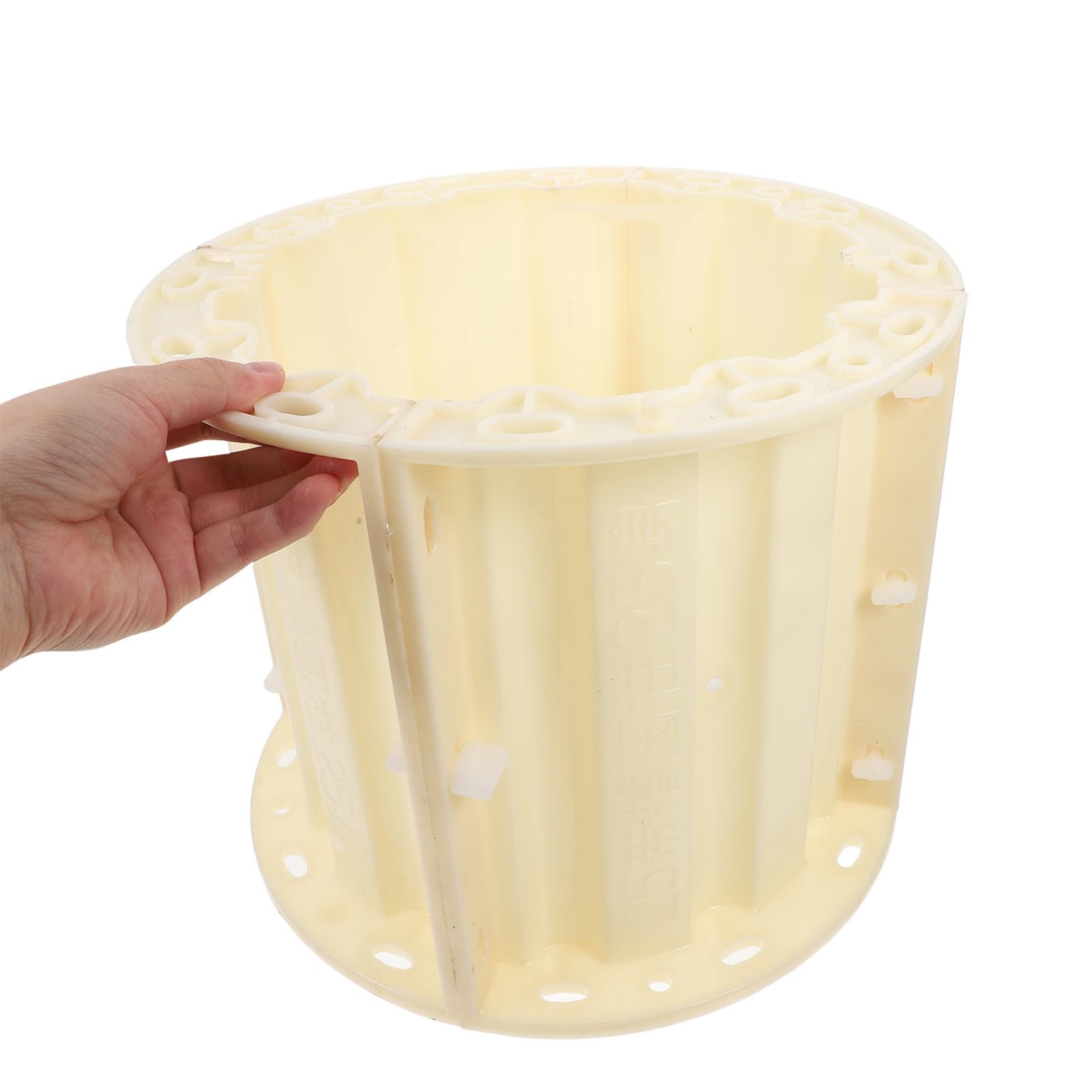 Molde de Columna Romana ABS Beige para Hormigón, Uso Decorativo