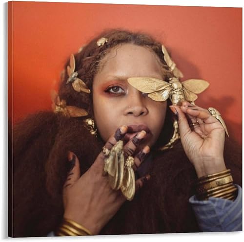 Póster de Erykah Badu, póster artístico, lienzo para decoración de pared, impresión de fotos, regalos para el hogar, pósteres decorativos modernos