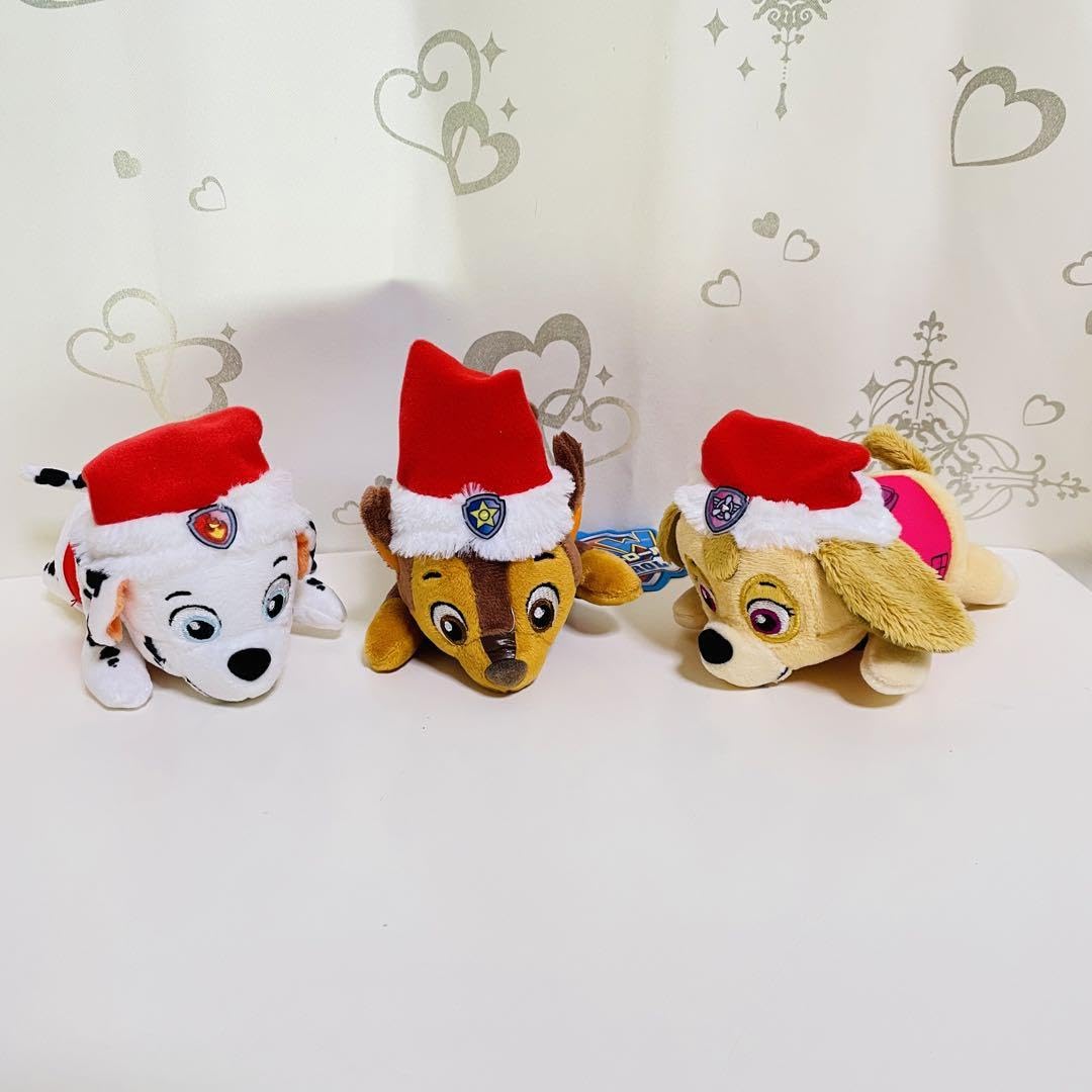 PAW Patrol ぬいぐるみ 3体セット PAW Patrol, Aqua Pups, Skye, 8-inch Plush Toy for Kids Aged
