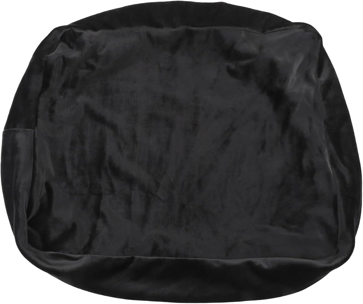 Dust Cover For Audio-Technica AT-LP120XUSB Turntable, Short Plush Cloth Protective Case, Lightweight Fabric Shield Against Dust And Scratches, Black(Black)