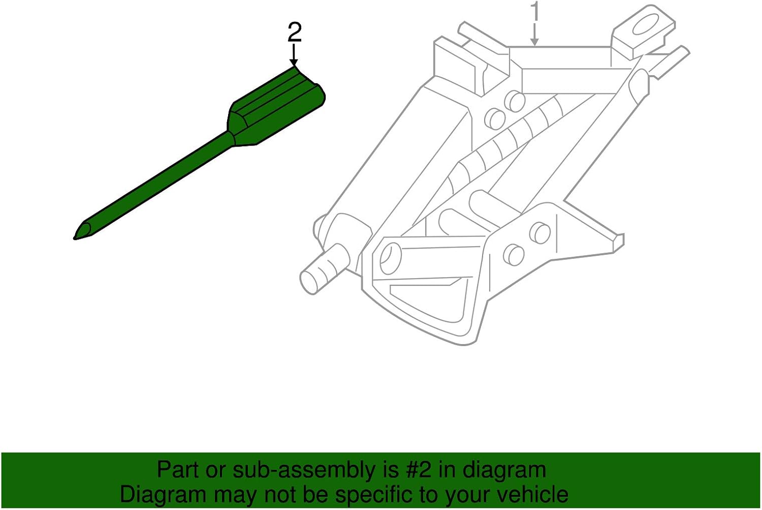 Genuine Nissan Parts - Wrench-Wheel Nut (99545-8J000), Regular