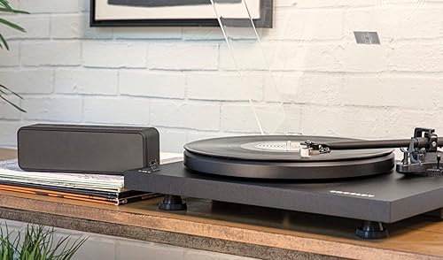 Miniatura 3 de Crosley C-Series Bundle Belt-Drive Bluetooth Turntable Record Player with S-300 Speaker, Black