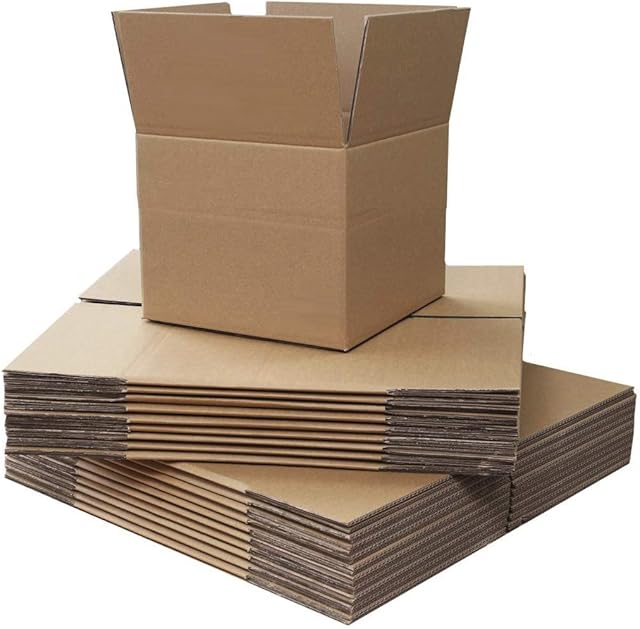 Small Single Wall Shipping Mailing Postal Gift Cuboid Cardboard Cartons Boxes Royal Mail Small Parcel Fit 8x6x4" (203x152x102mm) (5 Boxes)